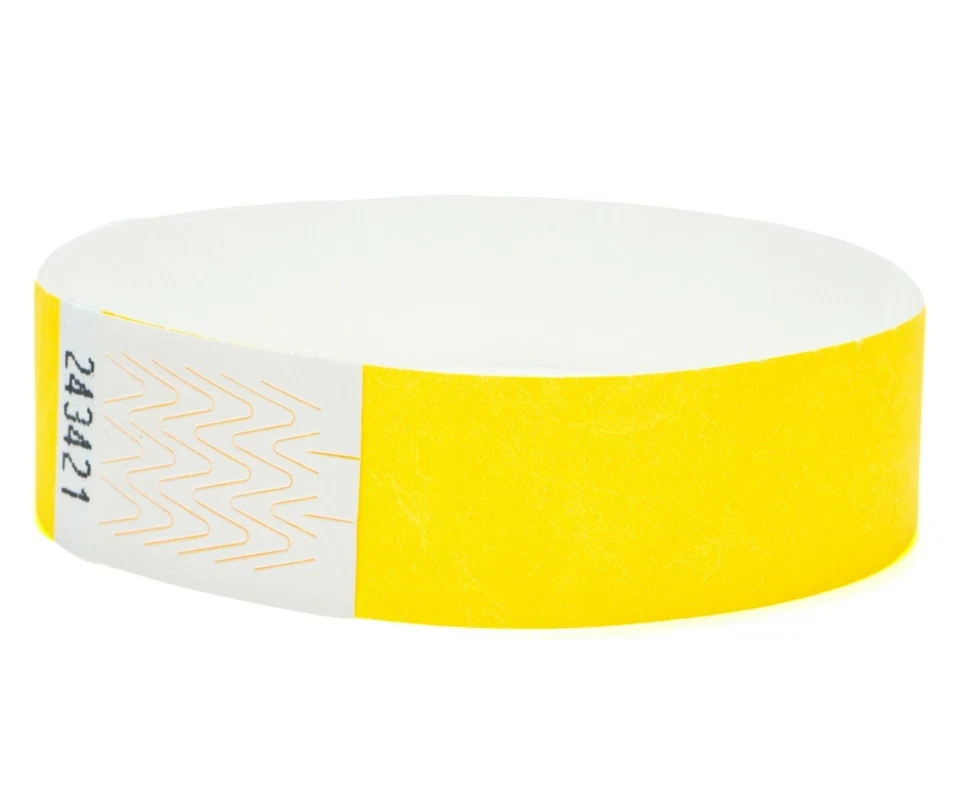 Custom Paper Wristbands Events Security Paper Bracelets Personalise Event Club