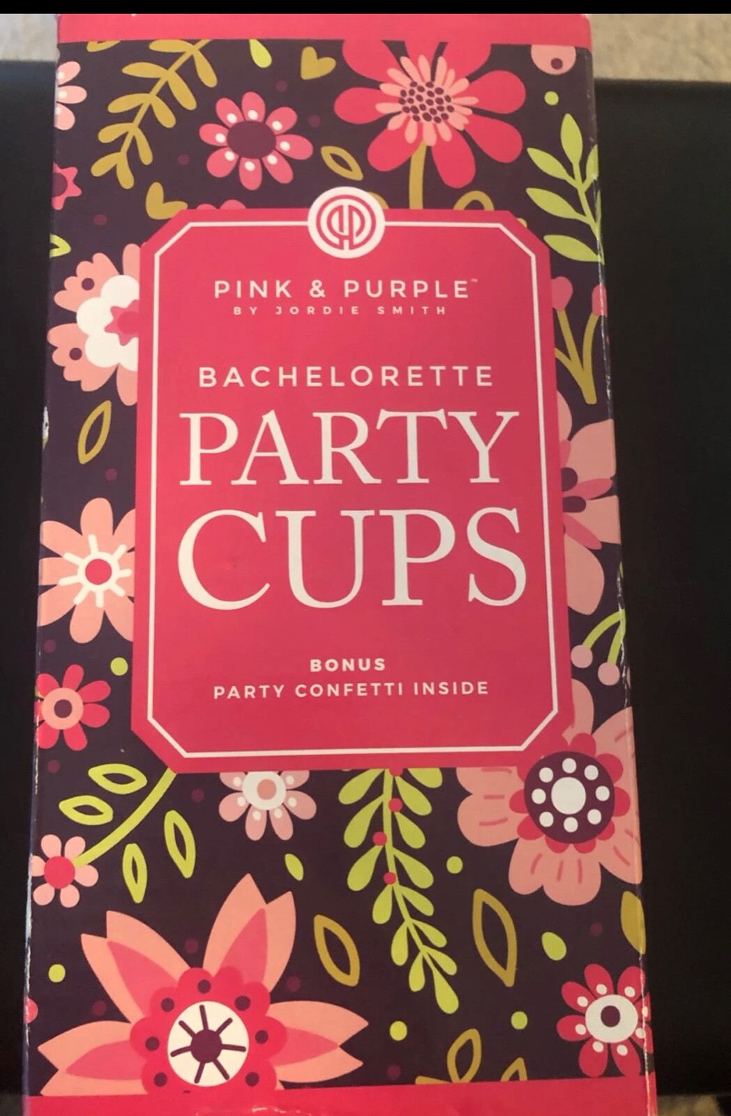 pink purple by jordin smith party cups bachelorette