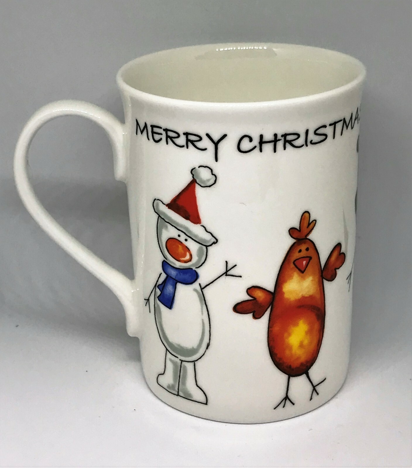 BN Boxed Christmas Fine Bone China Coffee Mug, Christmas Mug, China Mug
