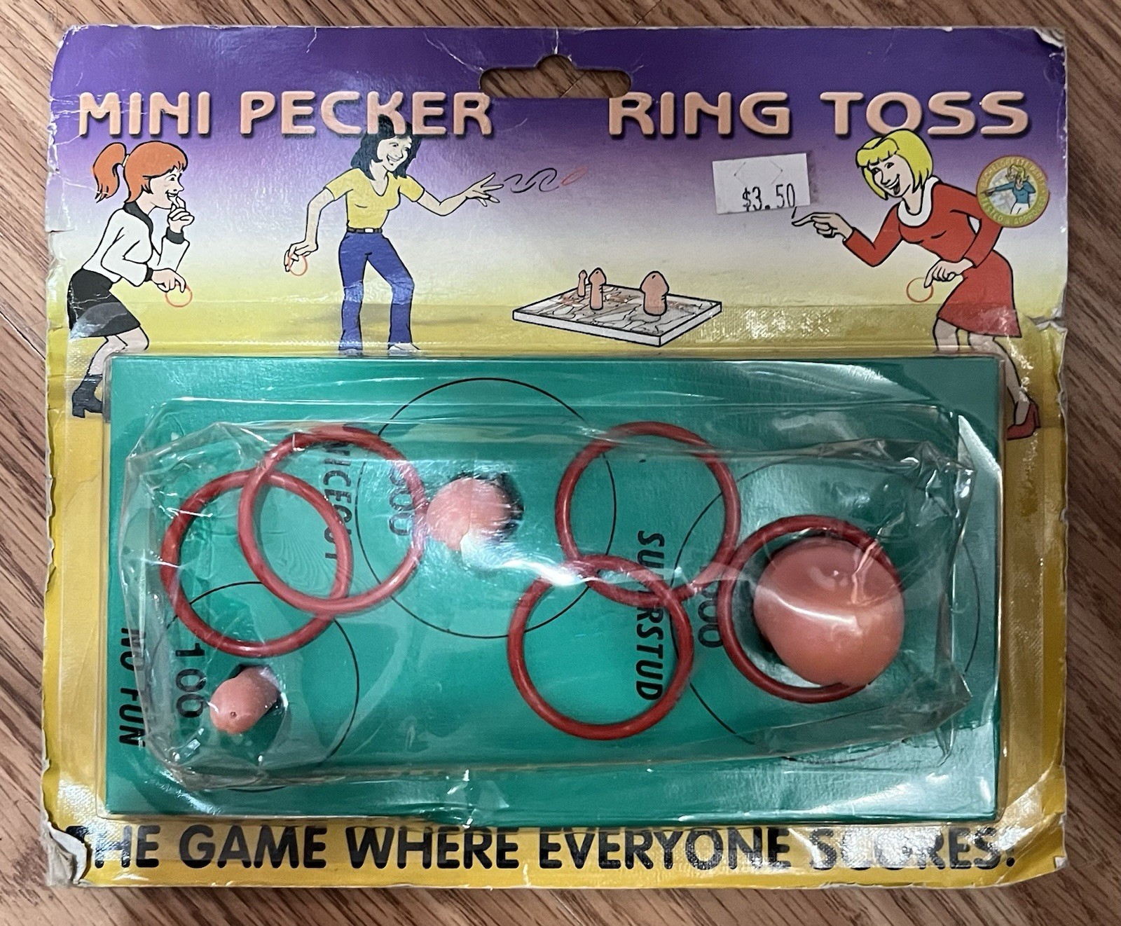 Pecker MINI Ring Toss Game Pipedream Bachelorette Party Gag Gift