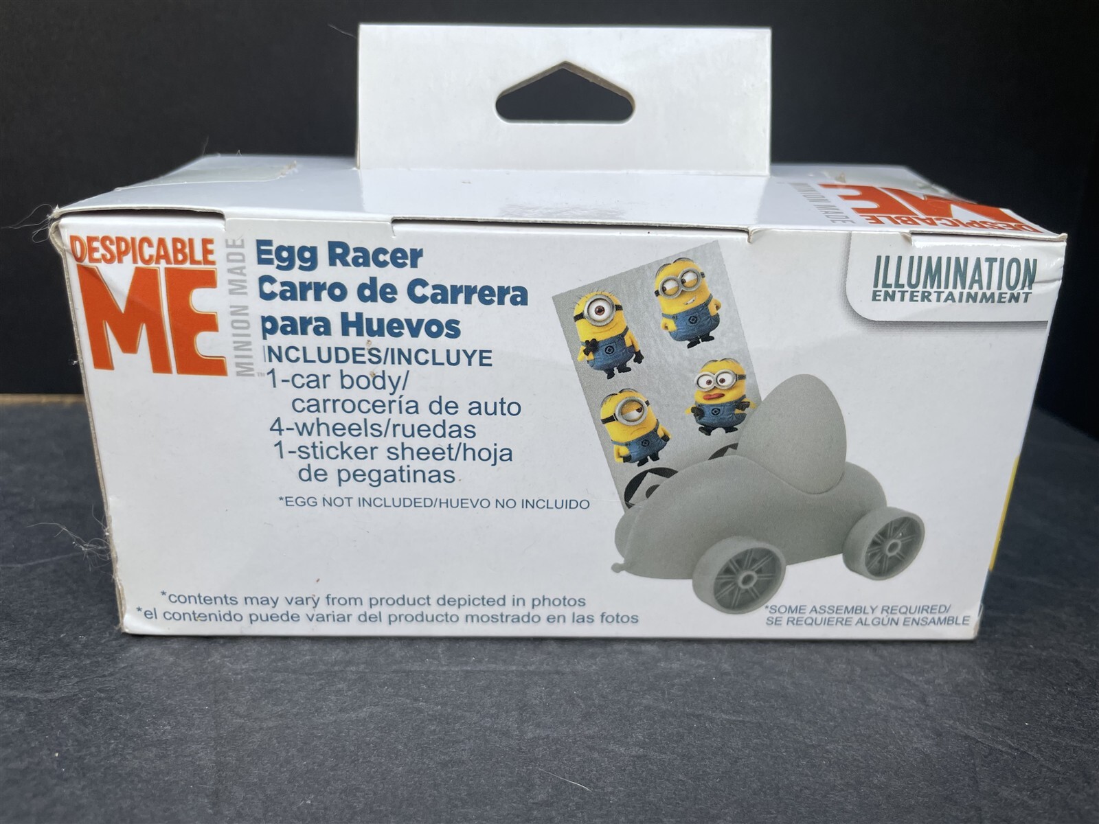 Easter Basket Lot: Minions Egg Racer Car*Tattoos*Stickers*Eraser + Fillable Eggs