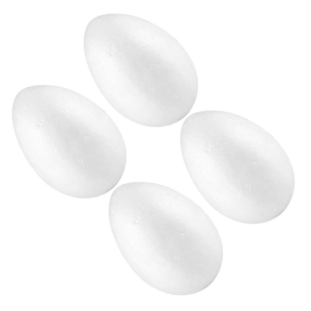 4Pcs Foam Easter Eggs for Hanging Decoration DIY Craft and Easter Party Use