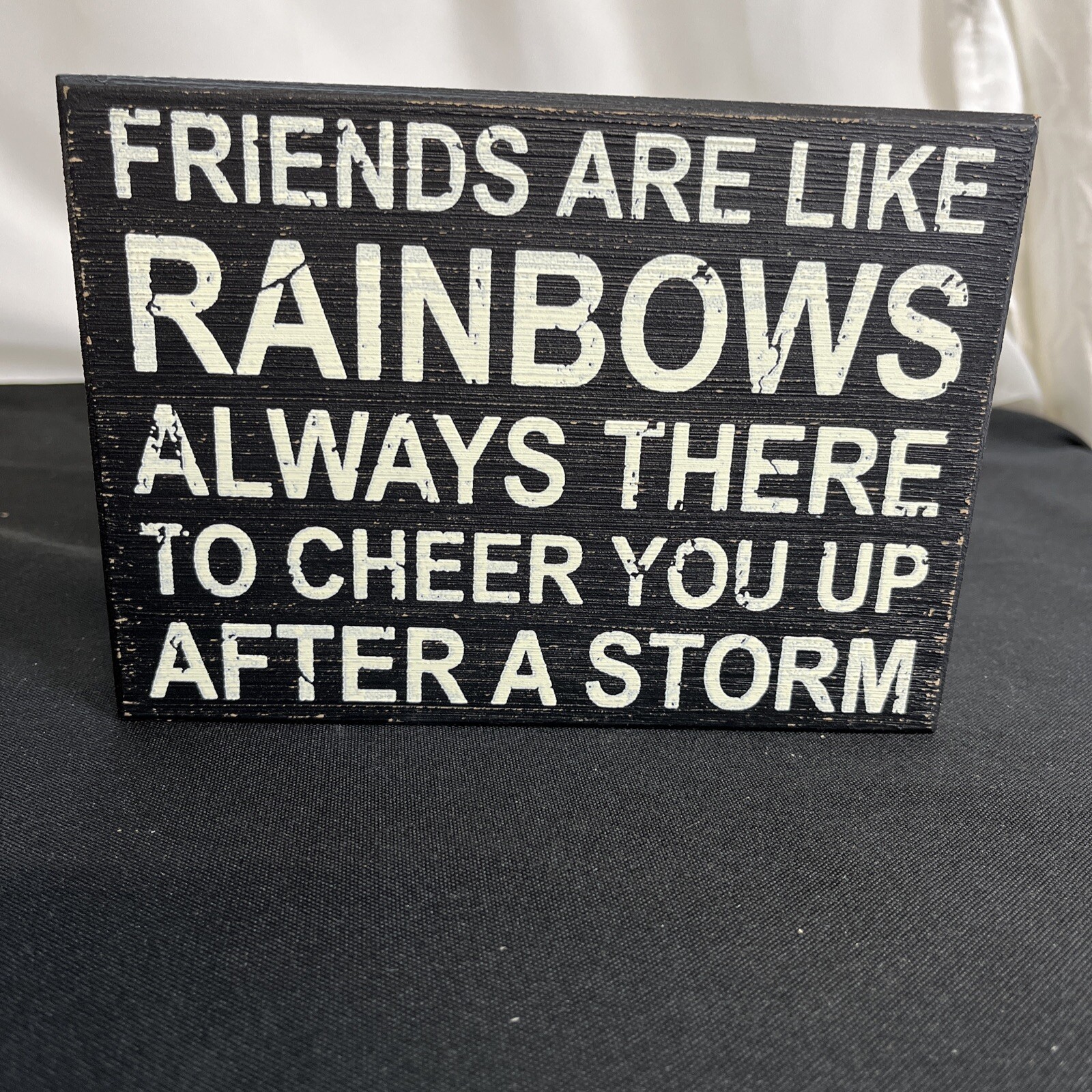 Quill to Paper Sixtrees Friendship Plaque Wood Sign Best Friend 5″ x 7″