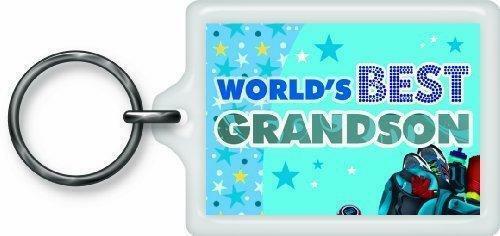 World’s Best Grandson Sentimental Keyring – Birthday Christmas All Occasion Gift