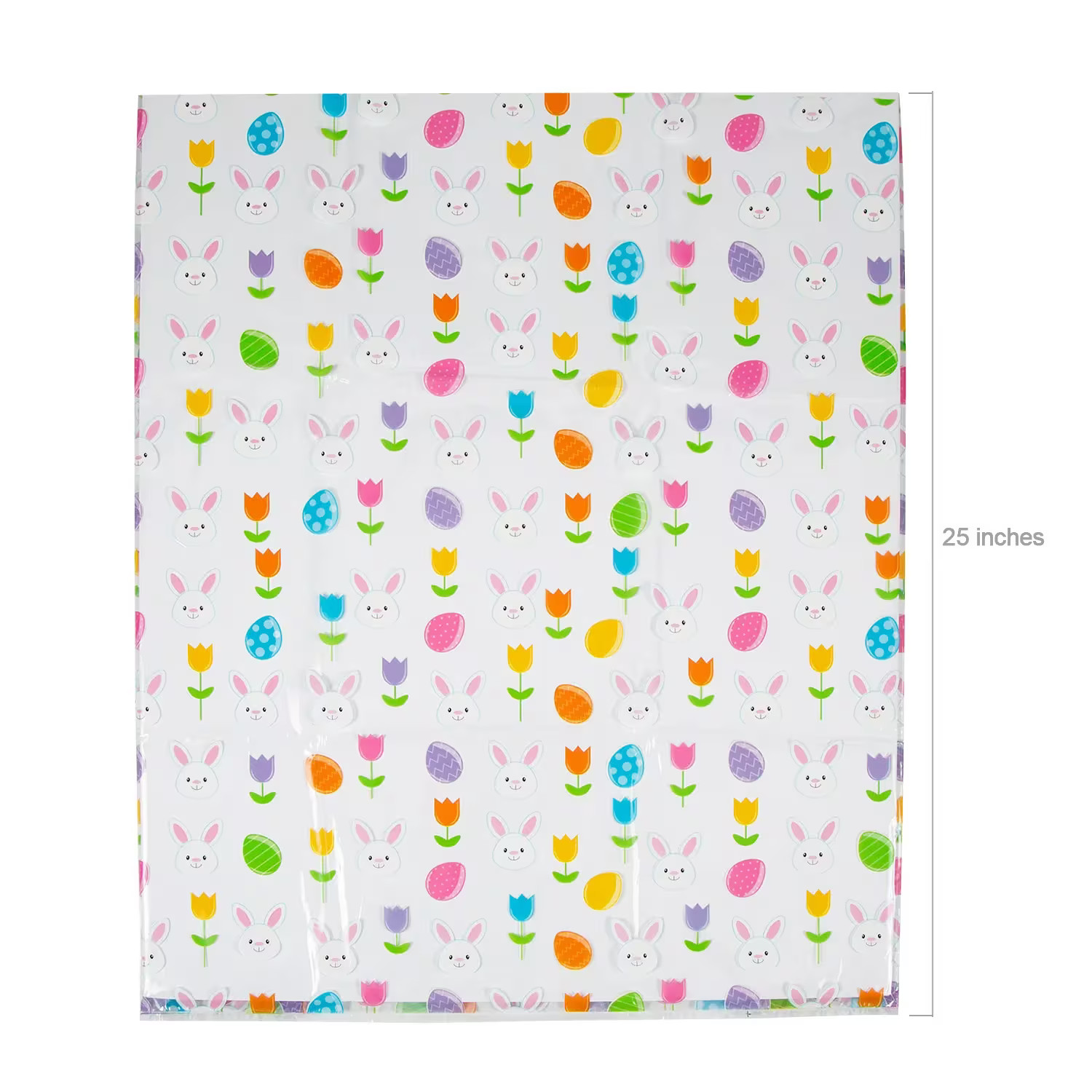 Fun Express Fun Jumbo Easter Basket Cellophane Bags with Bunny Design – 12 Pc.