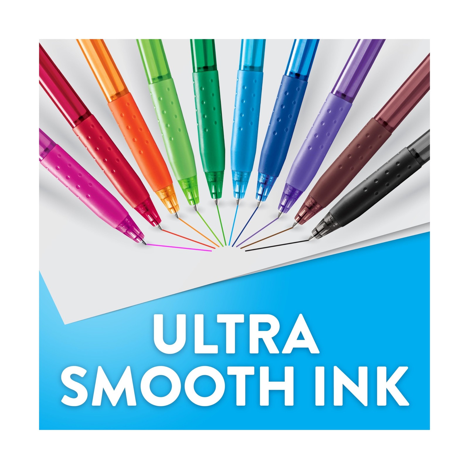 Paper Mate InkJoy 300RT Retractable Ballpoint Pens Medium Point Red Box of 12