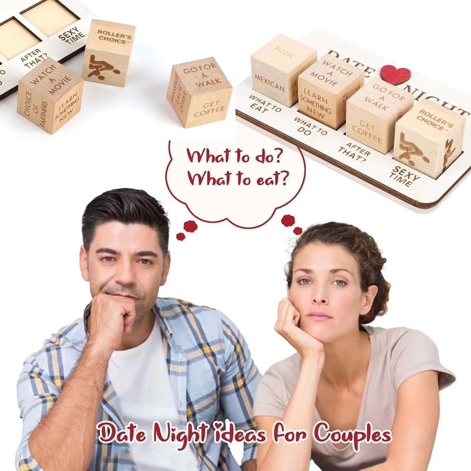Date Night Dice After Dark Edition Date Night Wooden Dice Game For Couples Fun U