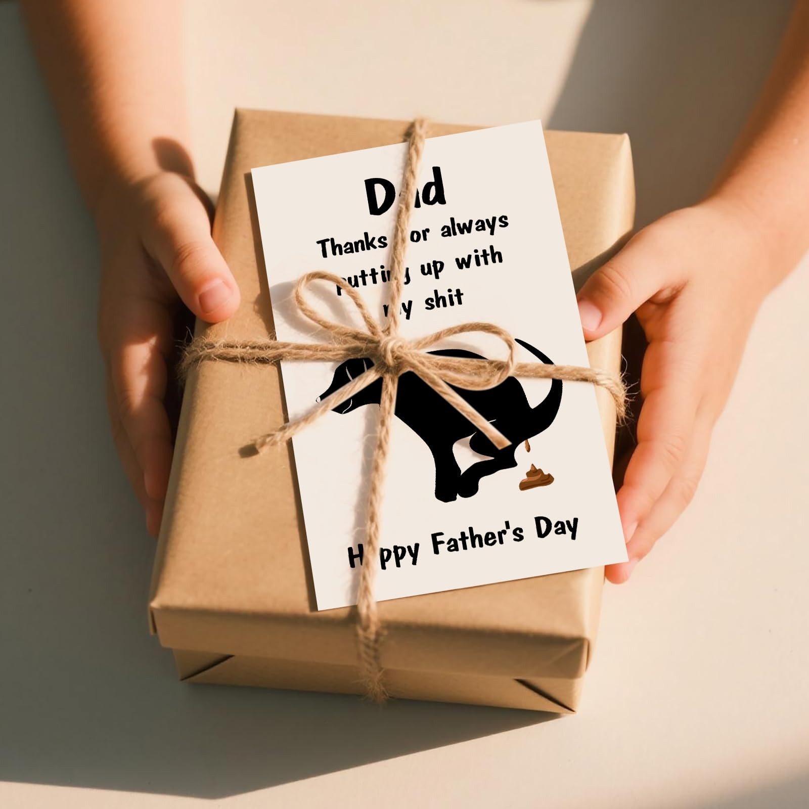 Fathers Day Card Gifts for Husband Dad from 8.26 inches x 5.31 inches, White
