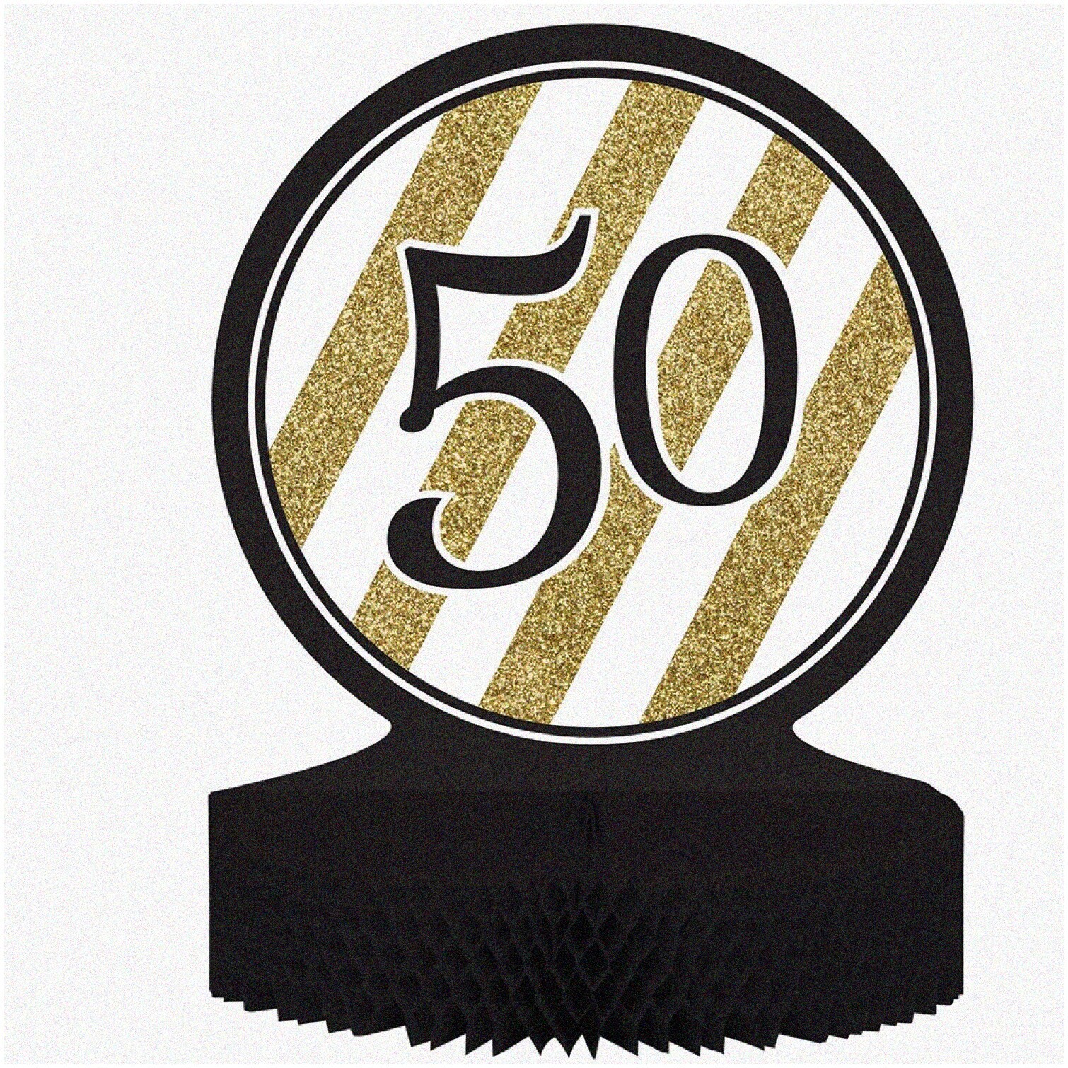 Black and Gold Centerpiece 12×9 inches
