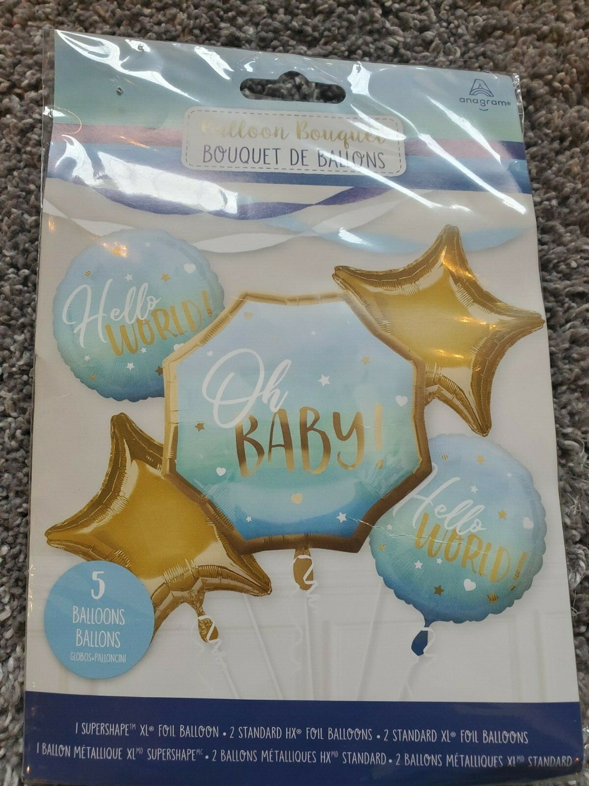 Anagram Balloon Bouquet Oh Baby