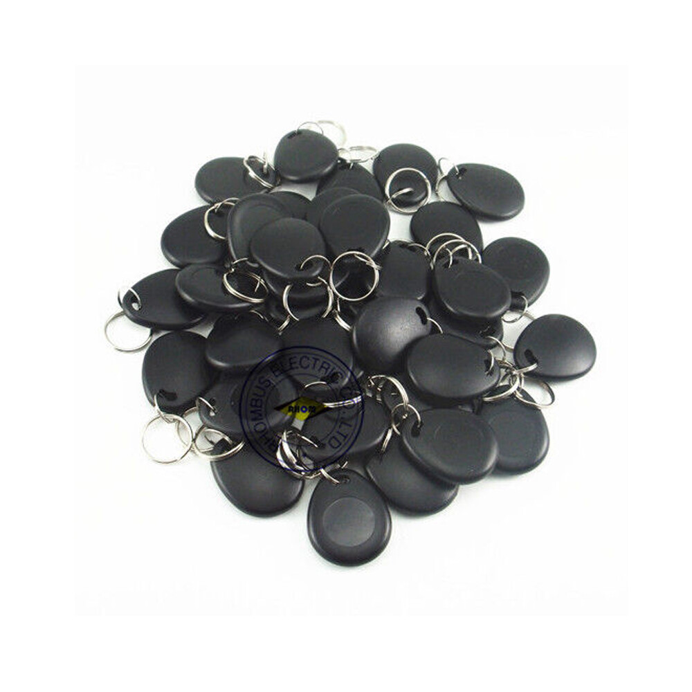 50 pcs T5567/T557​7/T5557 Proximity Programabl​e 125KHZ RFID Fobs Tags Keychains