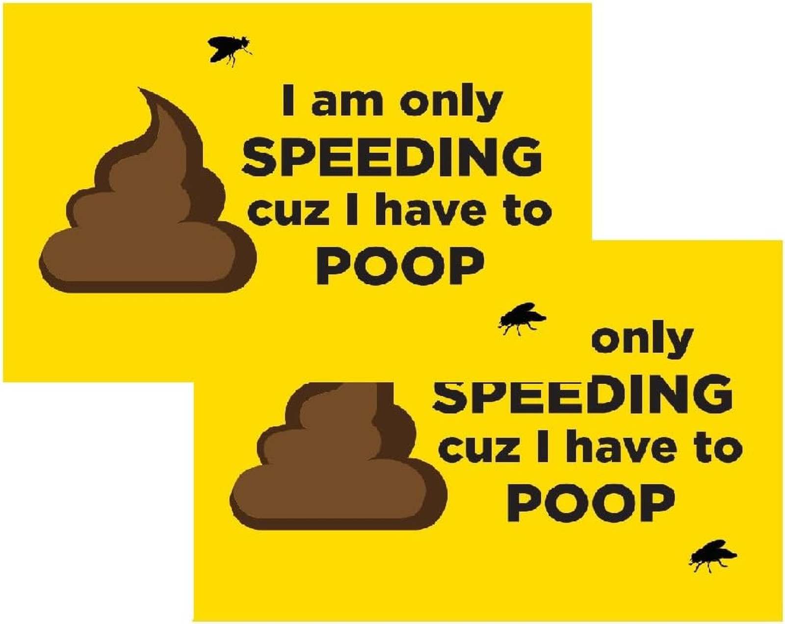 Funny Magnetic Bumper Stickers 6×4 Inches Car Magnet Joke Prank Gift I Have to