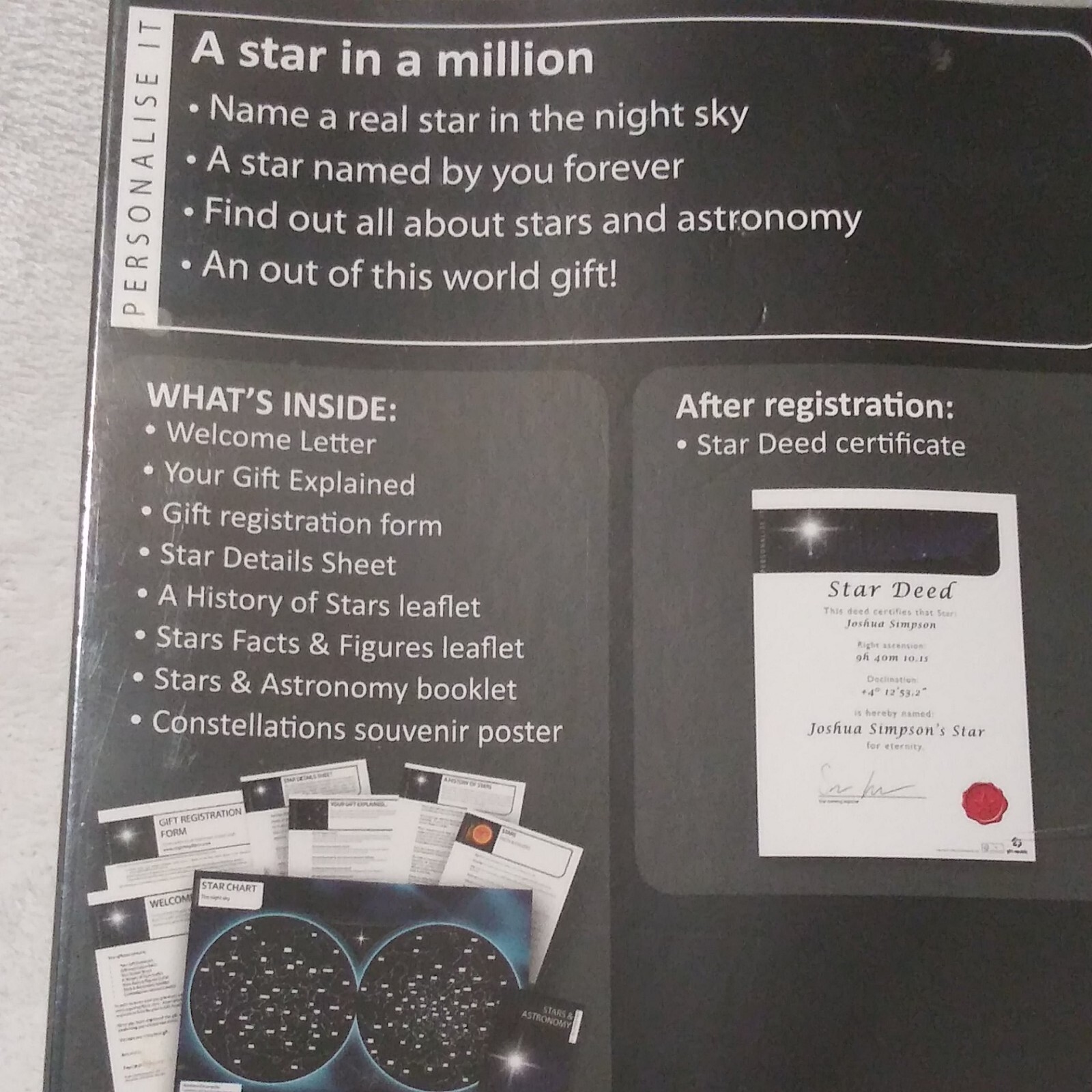 Gift Republic Name a Star Gift Box