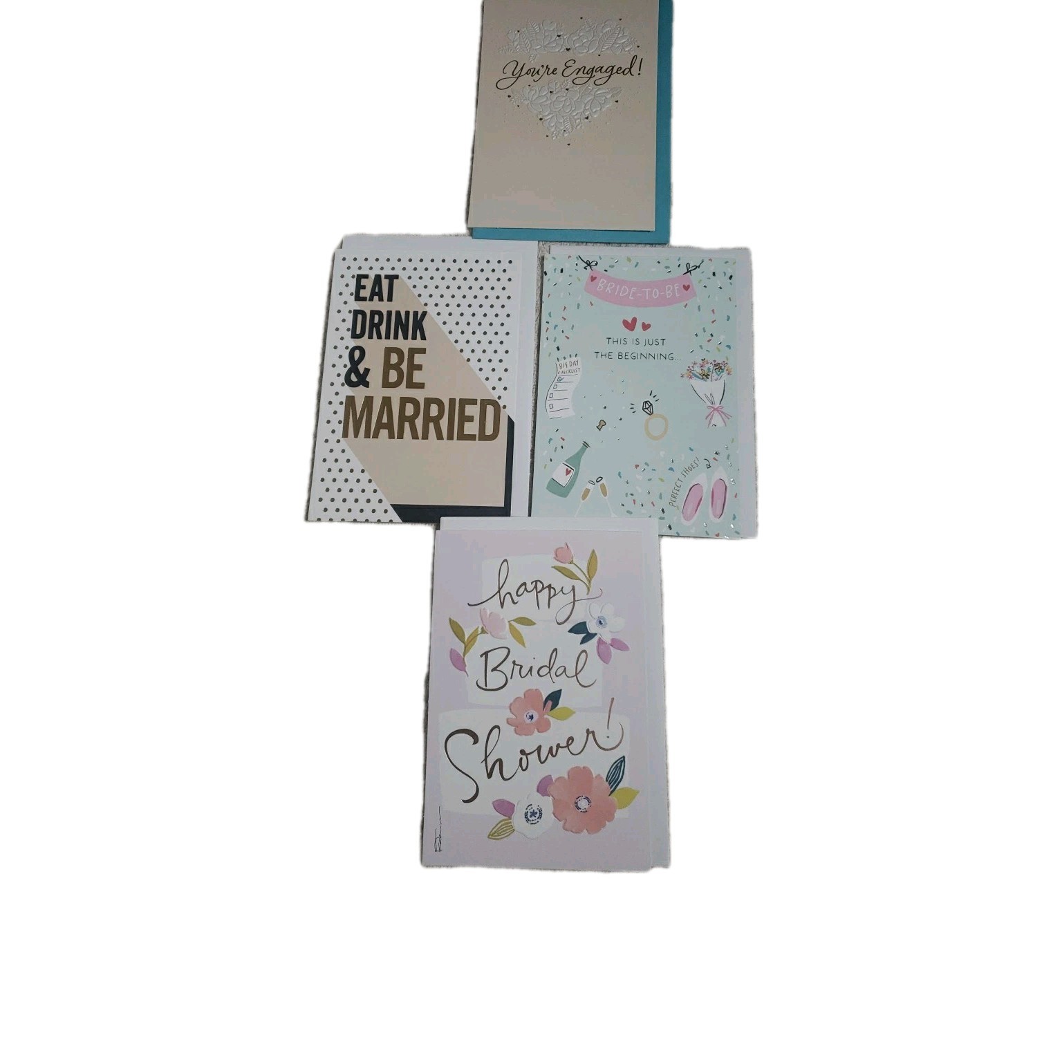 Bride And Bachelorette Party Favours Lot Banner Saches Seven Greeting Cards