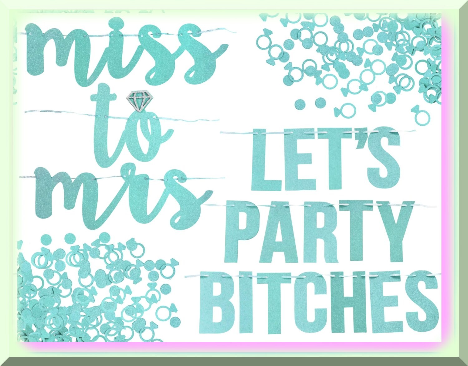 Bride Tribe Banner Set Wedding Party Decorations