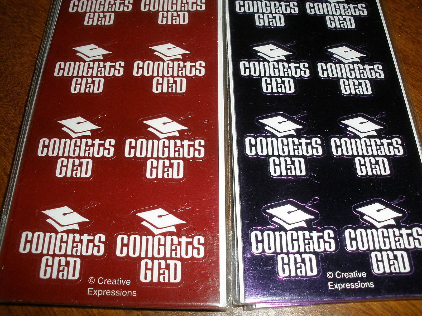 lot of NEW Congrats Grad graduation invitations & stickers