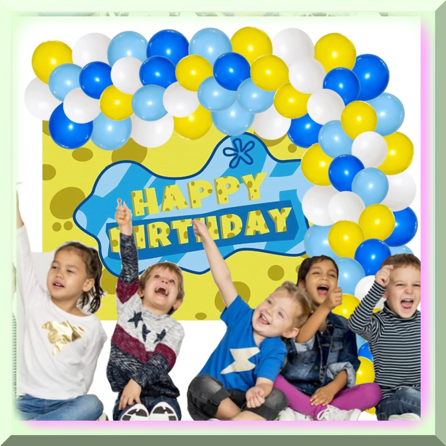 132-Piece Colorful Balloon Garland Kit for Celebrations
