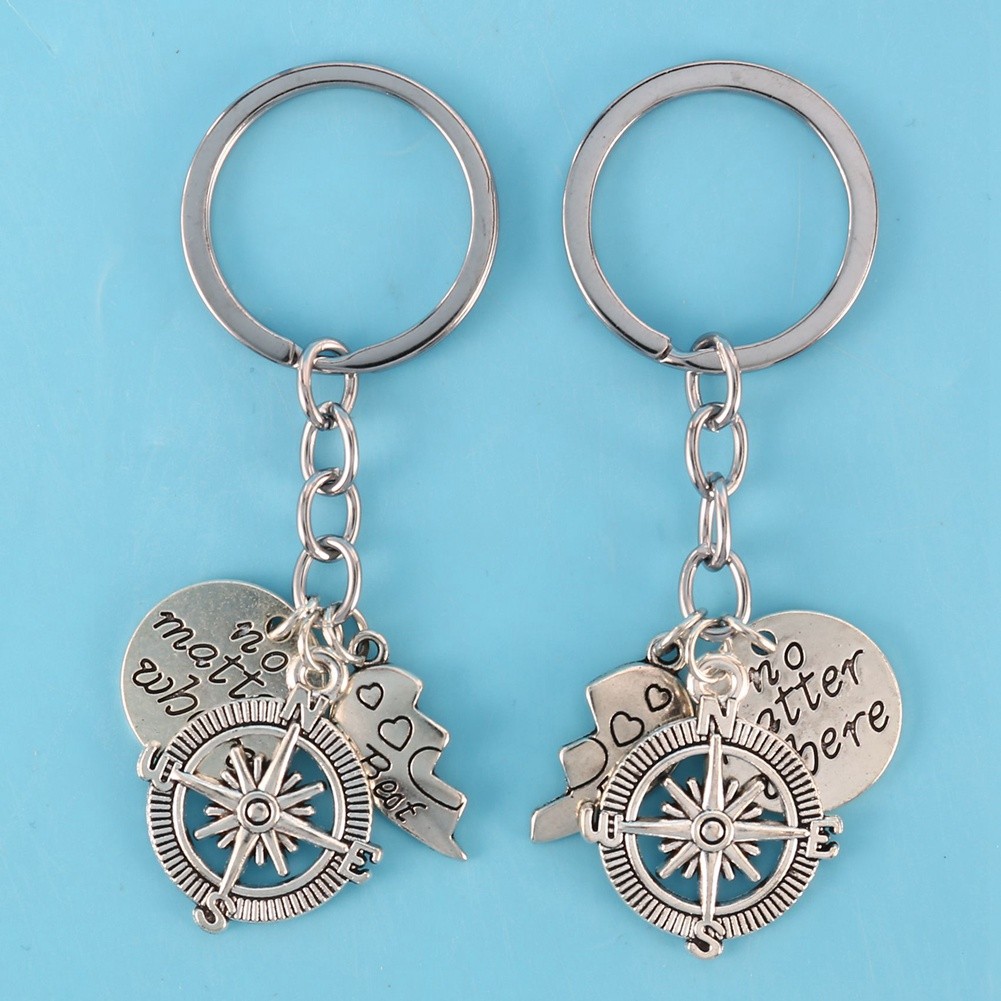 BBF Keychains Friendship Love Gift Keyrings for Women (4Pcs) U4A1