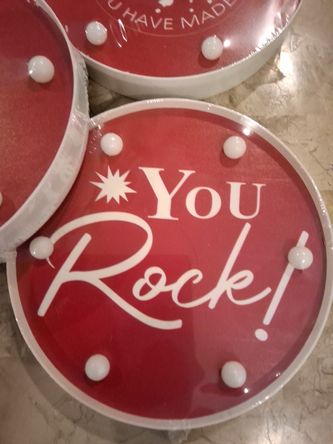 Set of Eight Employee Staff Appreciation Thank You Gifts Light-up Decorations