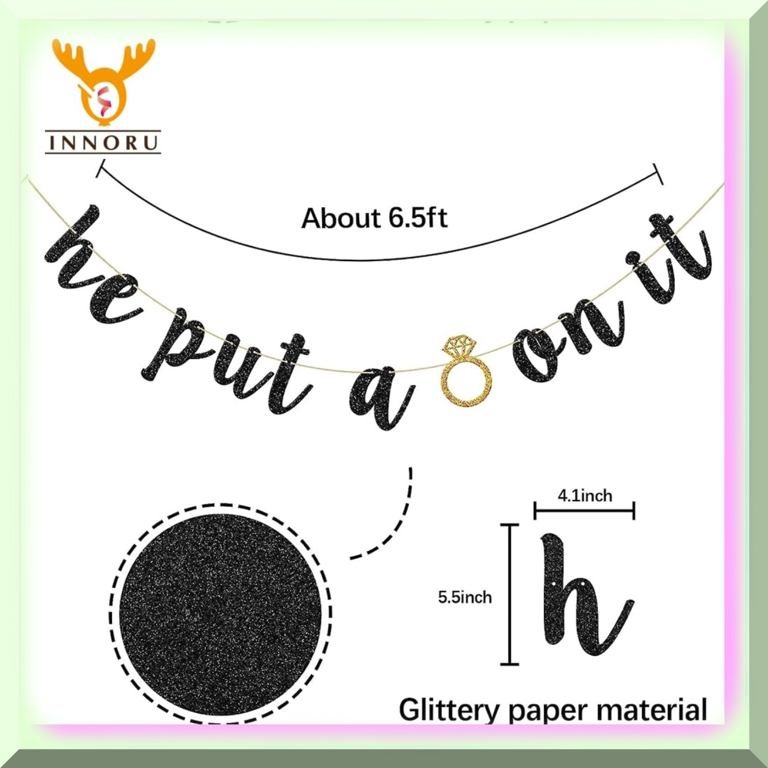 Sparkling Celebration Engagement Party Banner