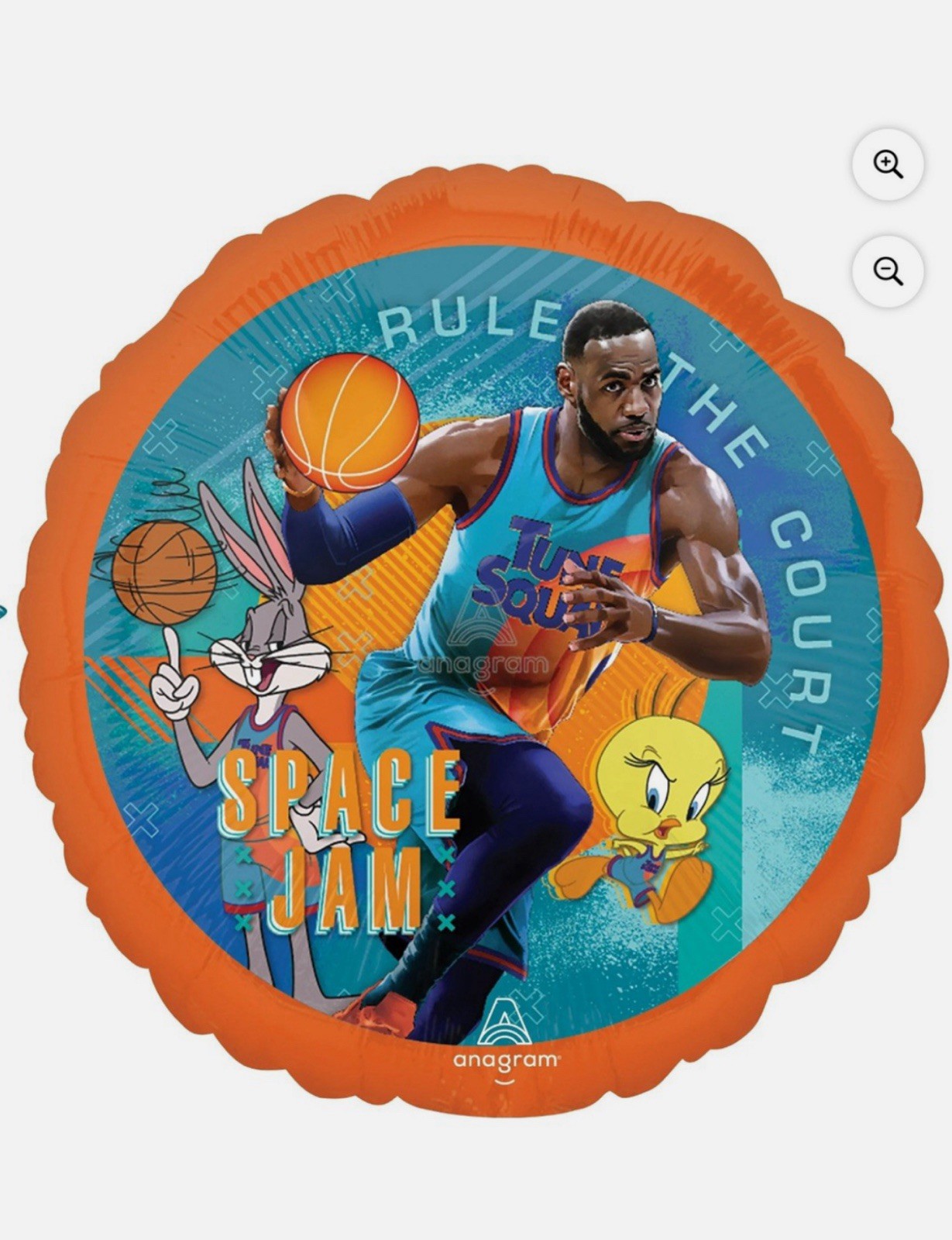 Space Jam LeBron James 5 Foil Balloons Bouquet Tweety & Bugs “A New Legacy” NEW
