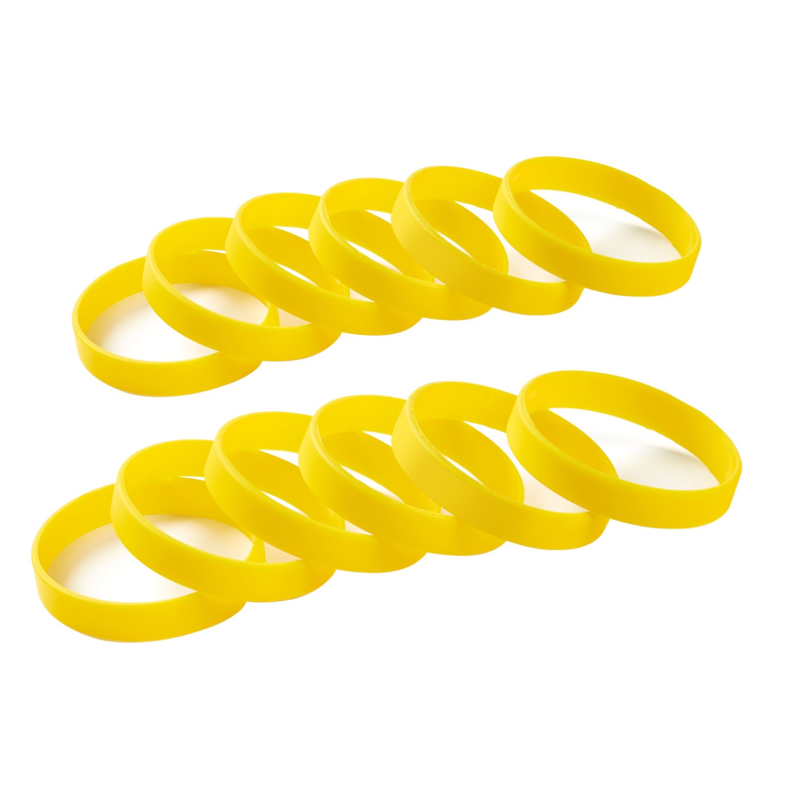 BRANDWINLITE Wholesale 12pcs/pack Blank Color Silicone Bracelets Silicone Wri…