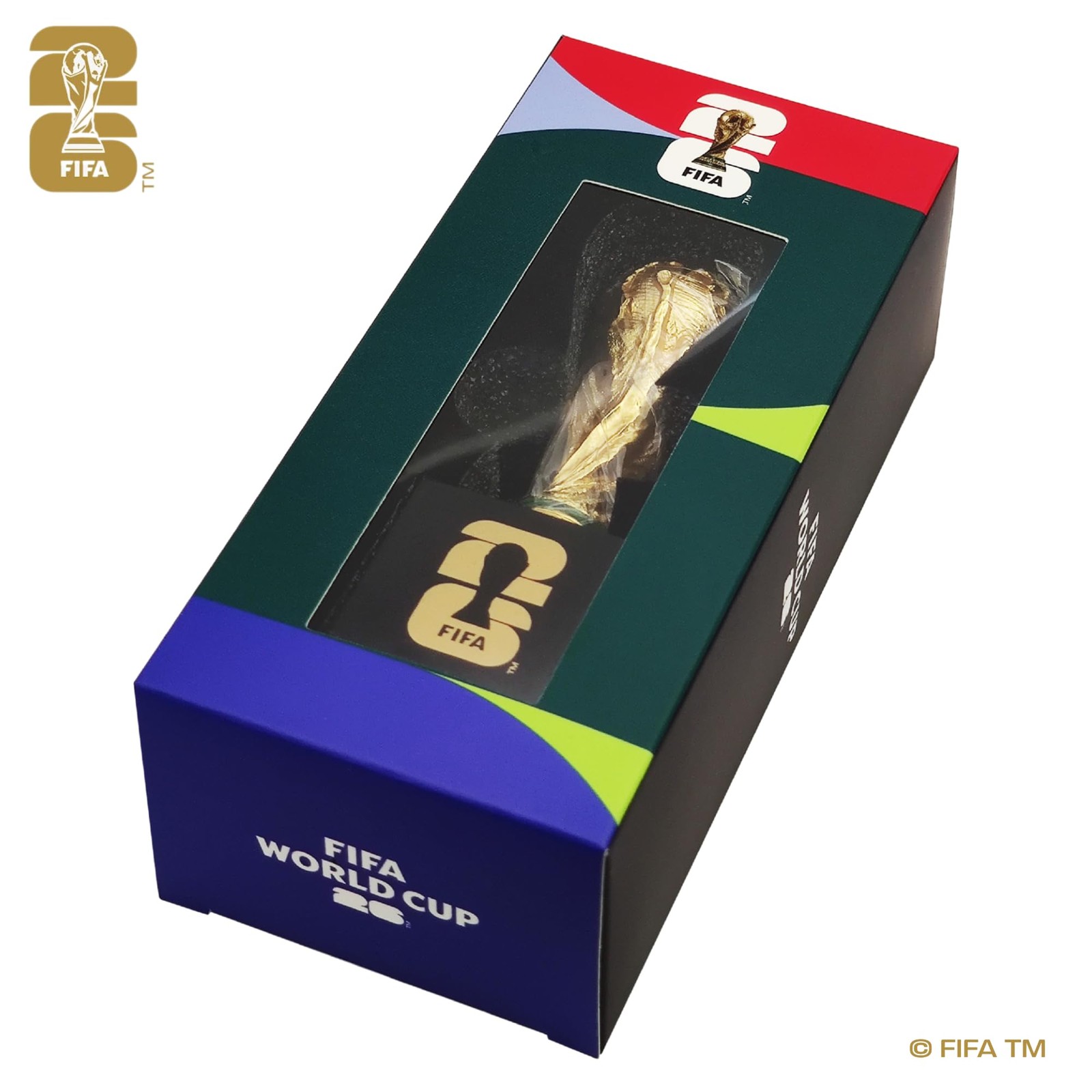 Official FIFA World Cup 2026 Edition 3D Trophy Acrylic Display Gold 70 mm