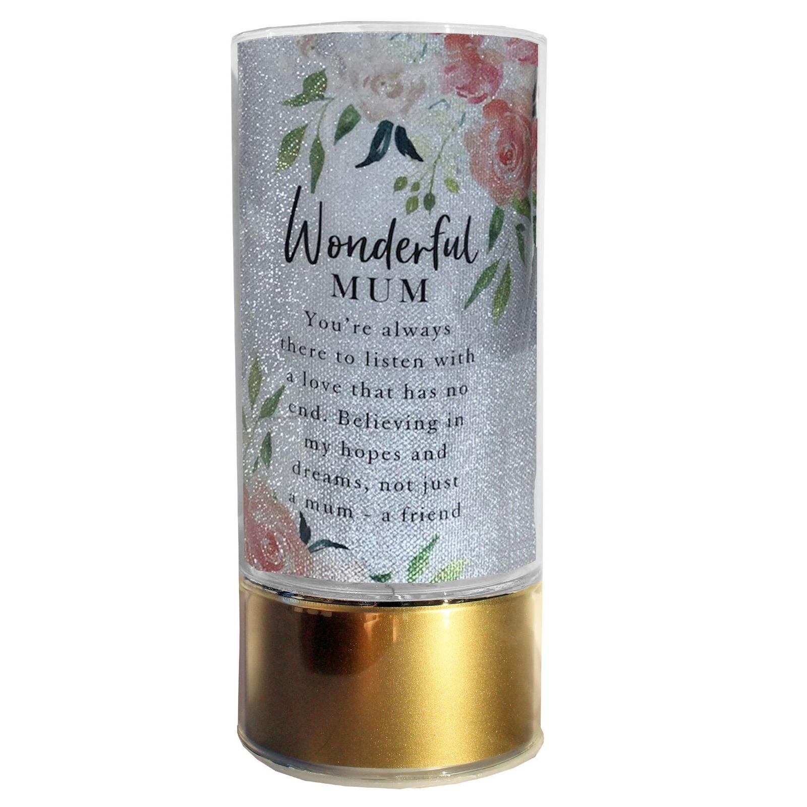 Sophia Light Up Tube light with Sentiment – Wonderful Mum