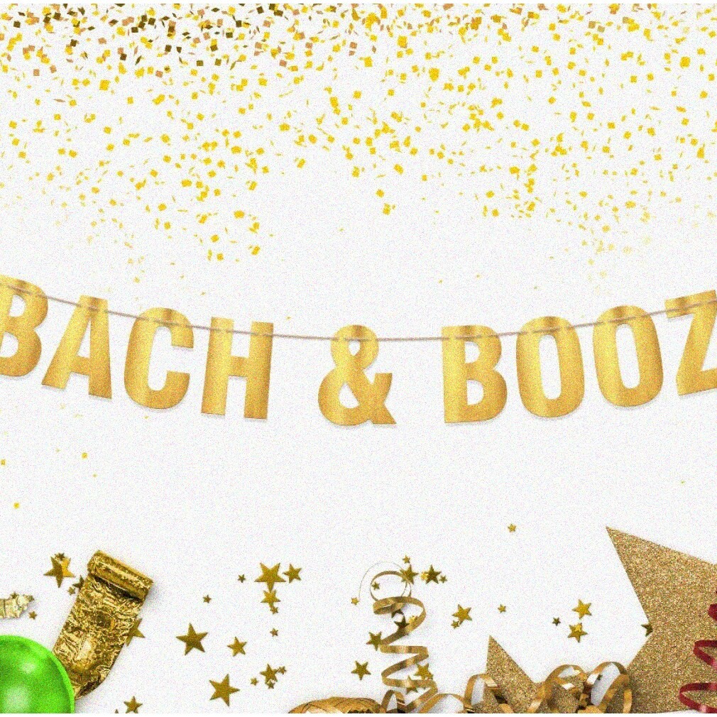 Bachelorette Celebration Banner Gold