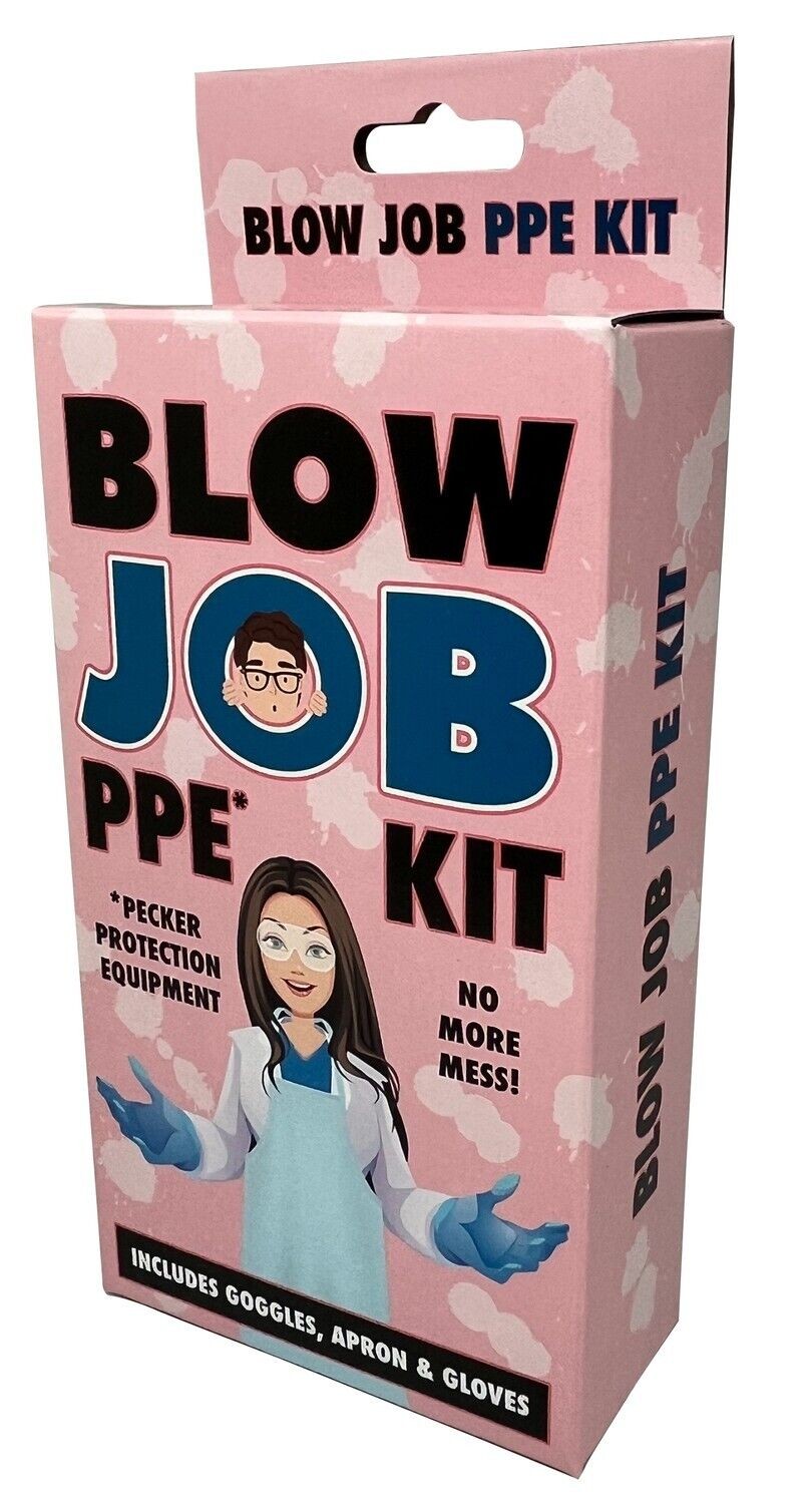 THE BLOW JOB PPE KIT – NO MORE MESS! ~ Funny Adult Gag Joke Adult Pecker Gift
