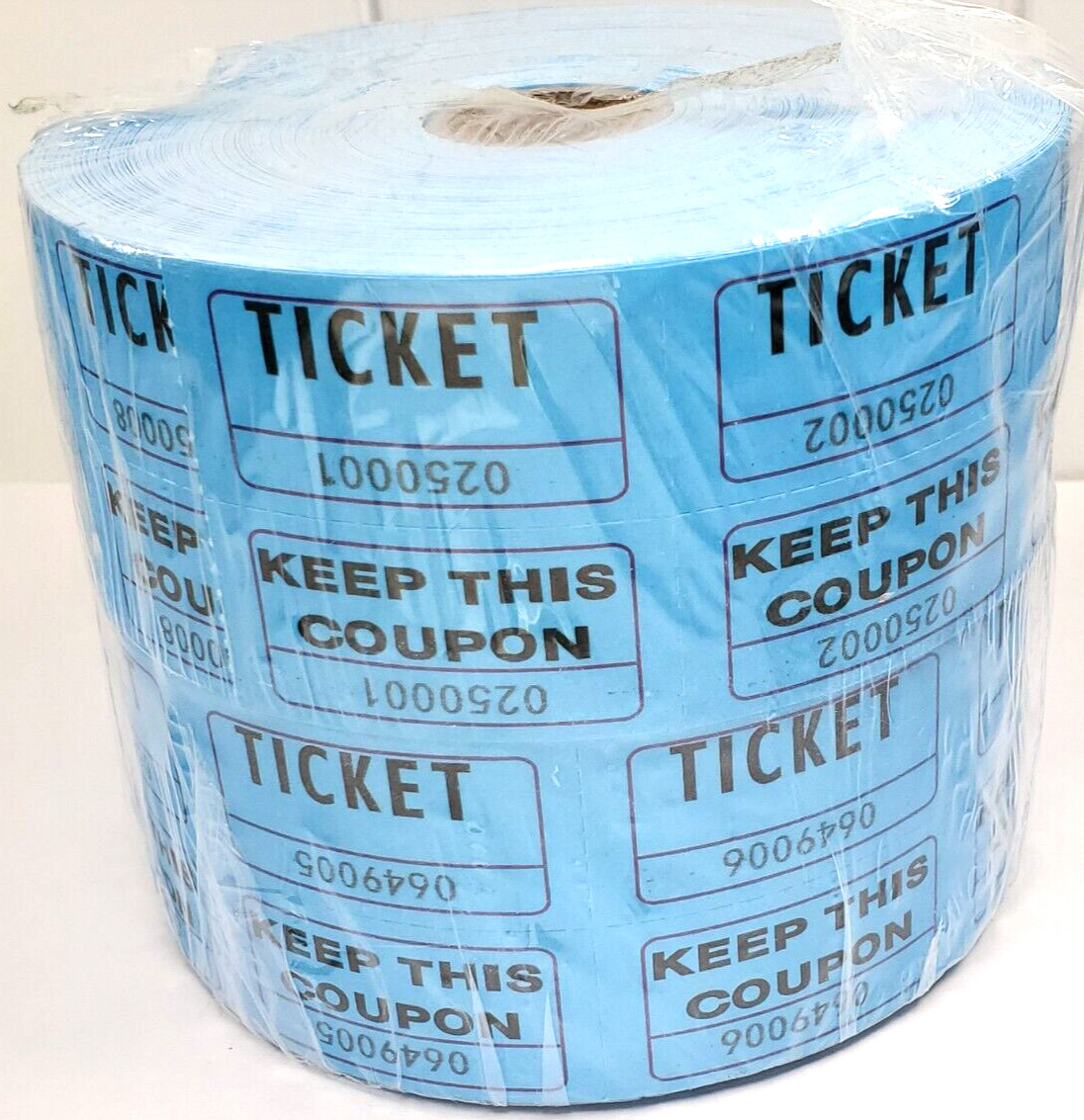 Raffle Tickets Double Roll – Events, Carnivals – 2000 Ticket Count (2 Rolls)