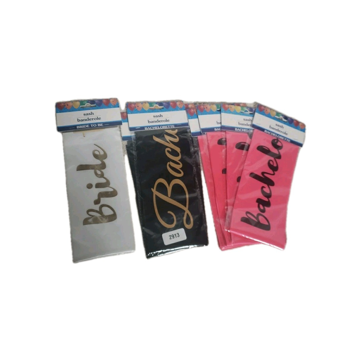 Bride And Bachelorette Party Favours Lot Banner Saches Seven Greeting Cards