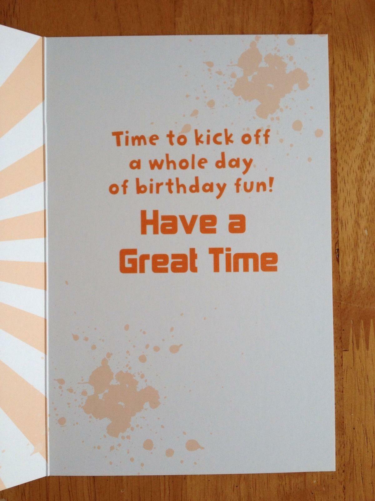 Mickey Mouse Goofy Football Your Birthday’s Here! Birthday Greetings Card