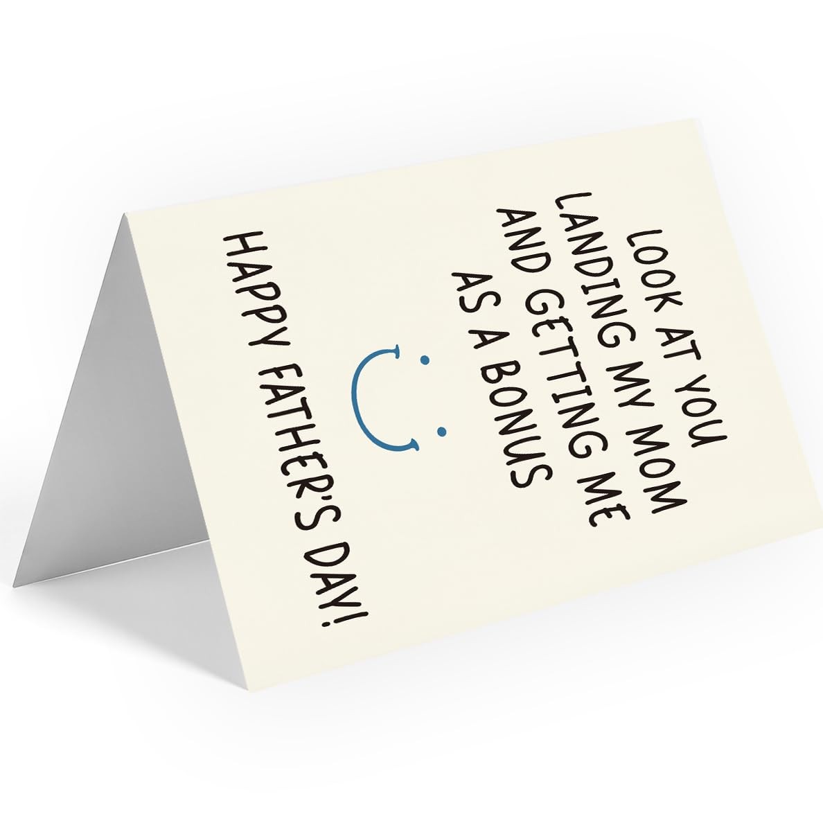 WowBefun Funny Fathers Day Card & Gifts from Daughter or 5×7 inches, H Style