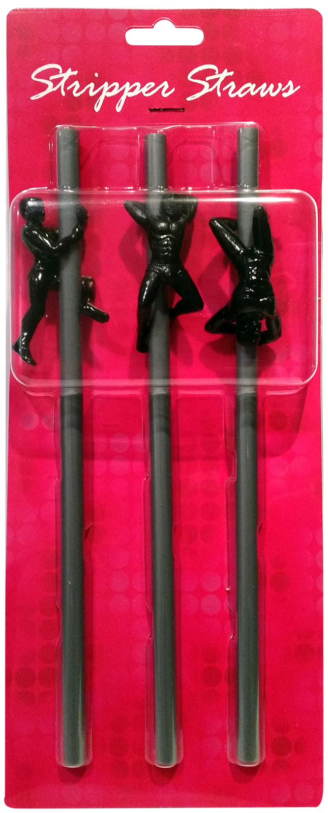 Drinking Straw Male Stripper Moveable Dancer Plastic Bachelorette Strap
