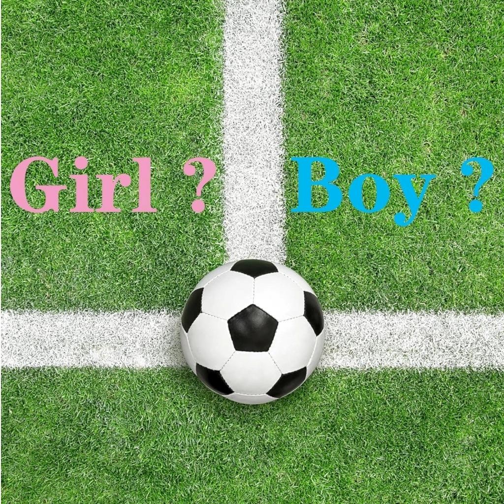 Gender Reveal Soccer Ball Kit Explosion Powder Baby Shower Party Sports AU