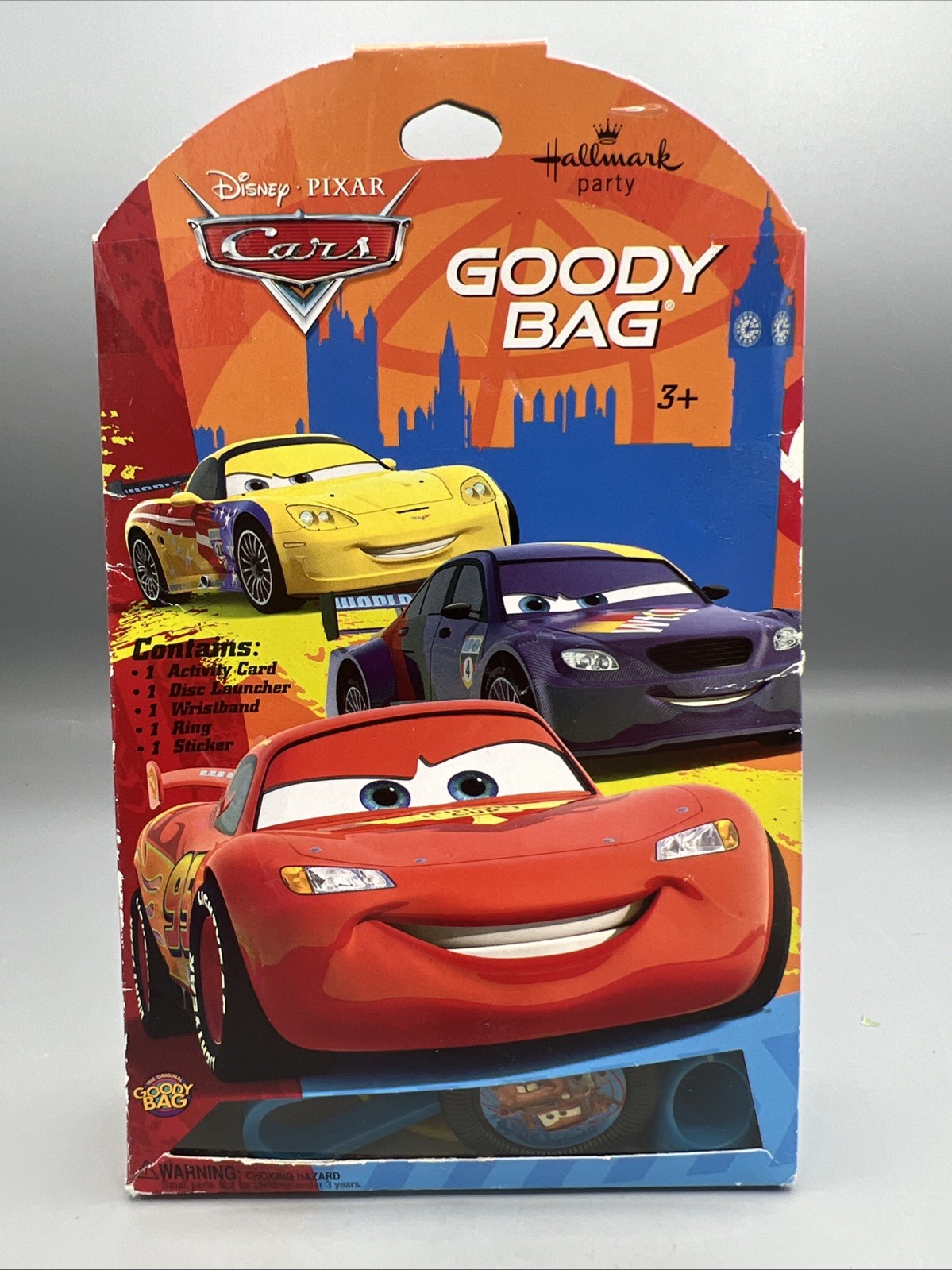 Disney Pixar Cars Party Favor Goody Bag by Hallmark 2011 Birthday HARD TO FIND