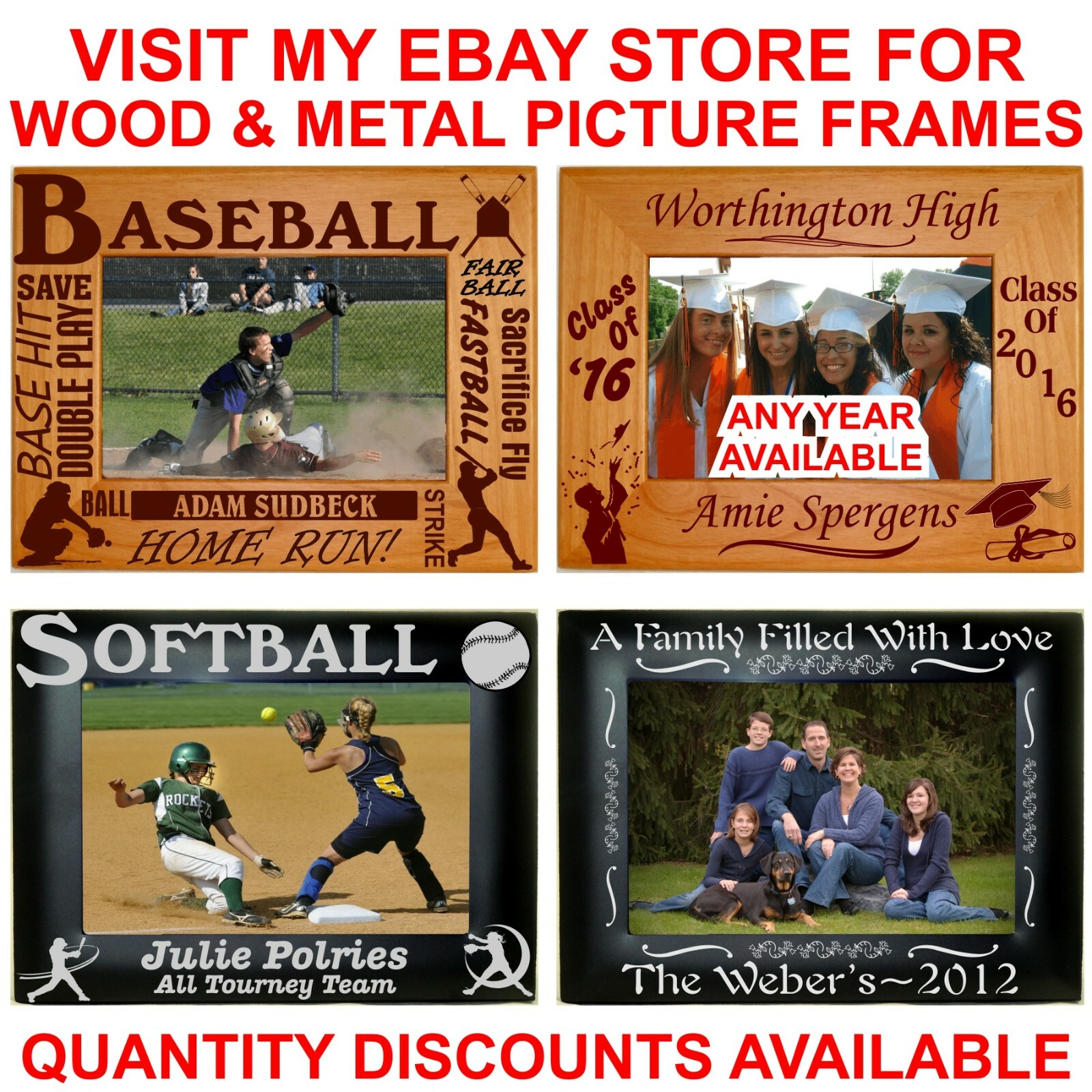 Personalized Class of 2020 2021 Graduation Picture Frames Custom Engraved Gifts