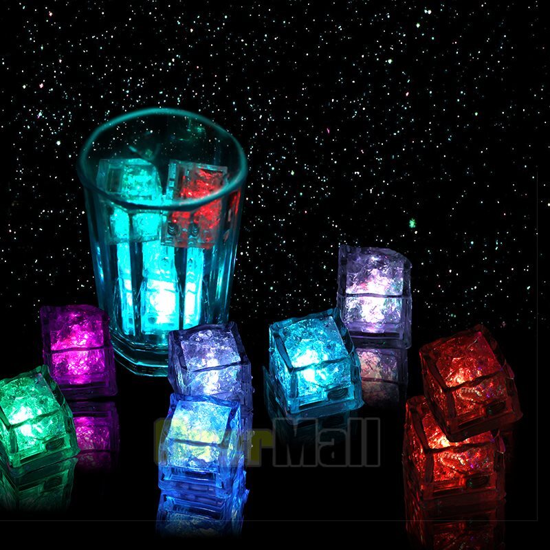 4-120x Light Up Ice Cube for Drinks Multi-Color LED Ice Cubes for Ice Cube Light