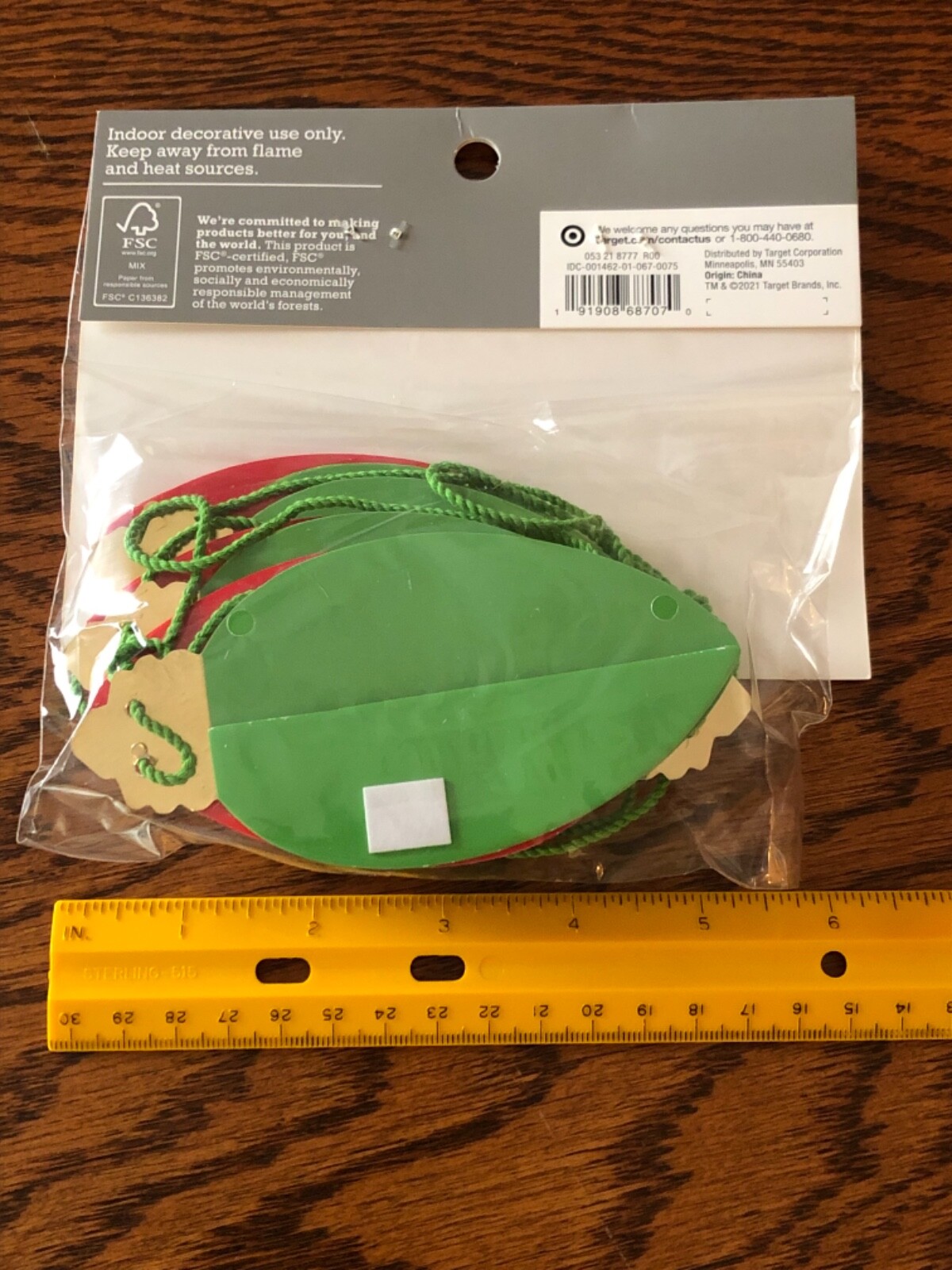 Rare Spritz Christmas Lights Honeycomb Garland 5 ft. Each Pack, 12 Avail NIP NWT