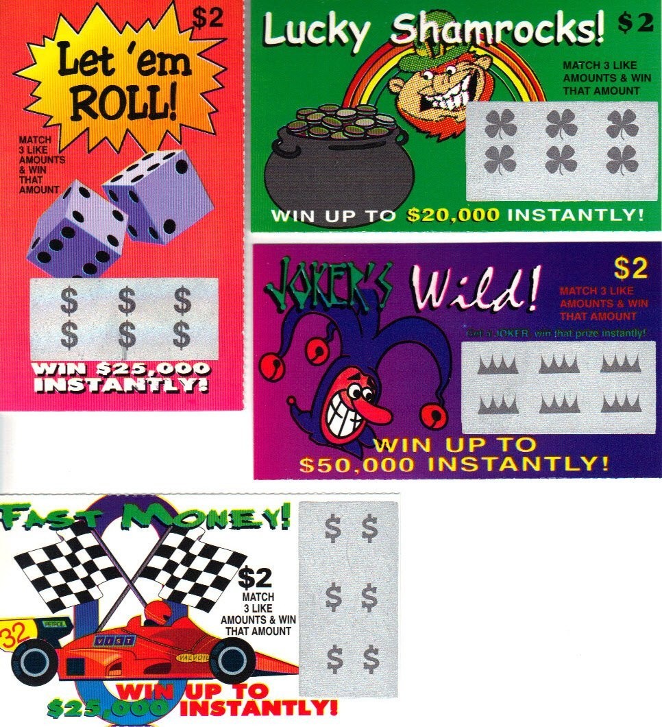 4 PHONY FAKE ALL WINNING SCRATCH OFF LOTTO LOTTERY TICKETS – Fun Gag Joke Prank