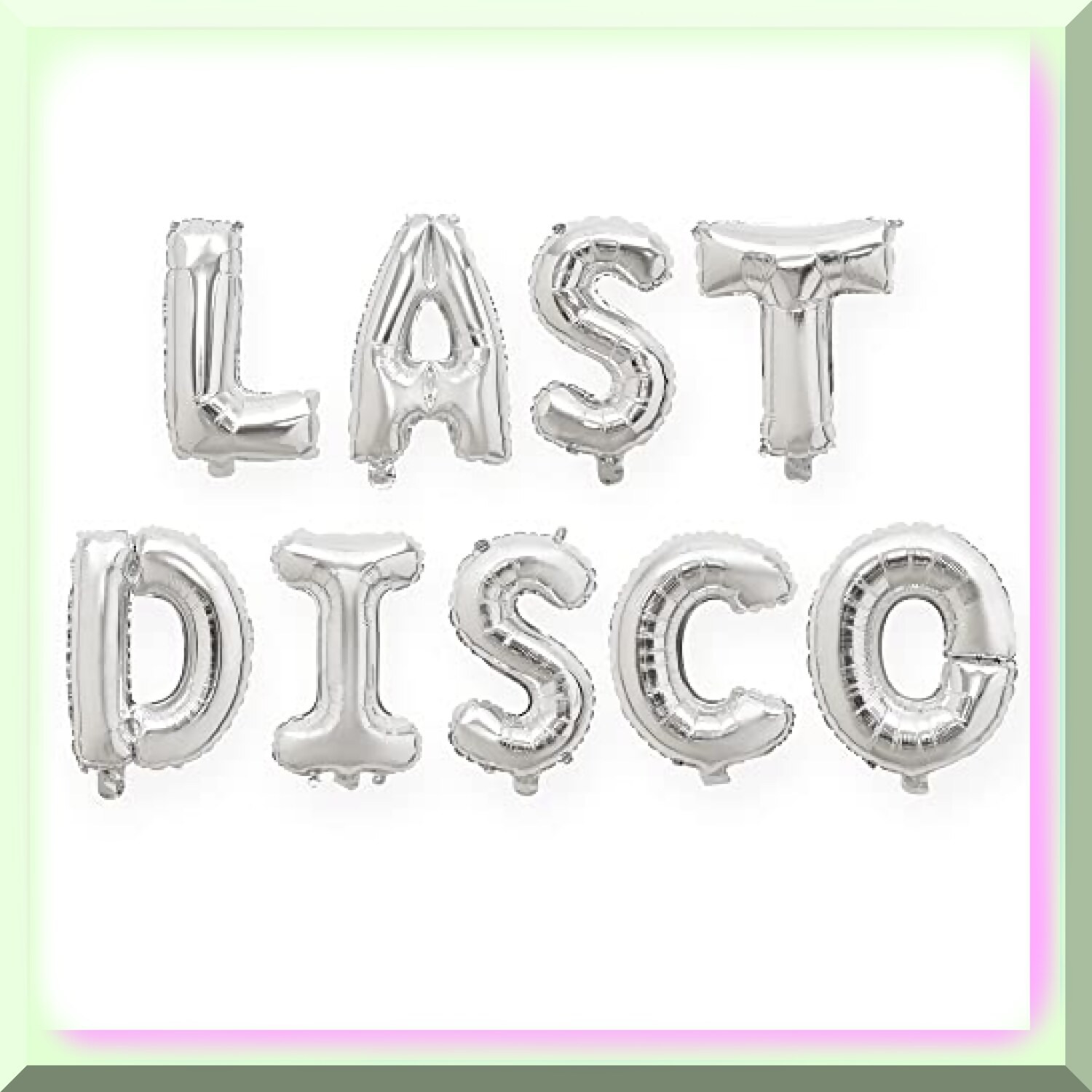 Silver Disco Balloons for Bachelorette Party