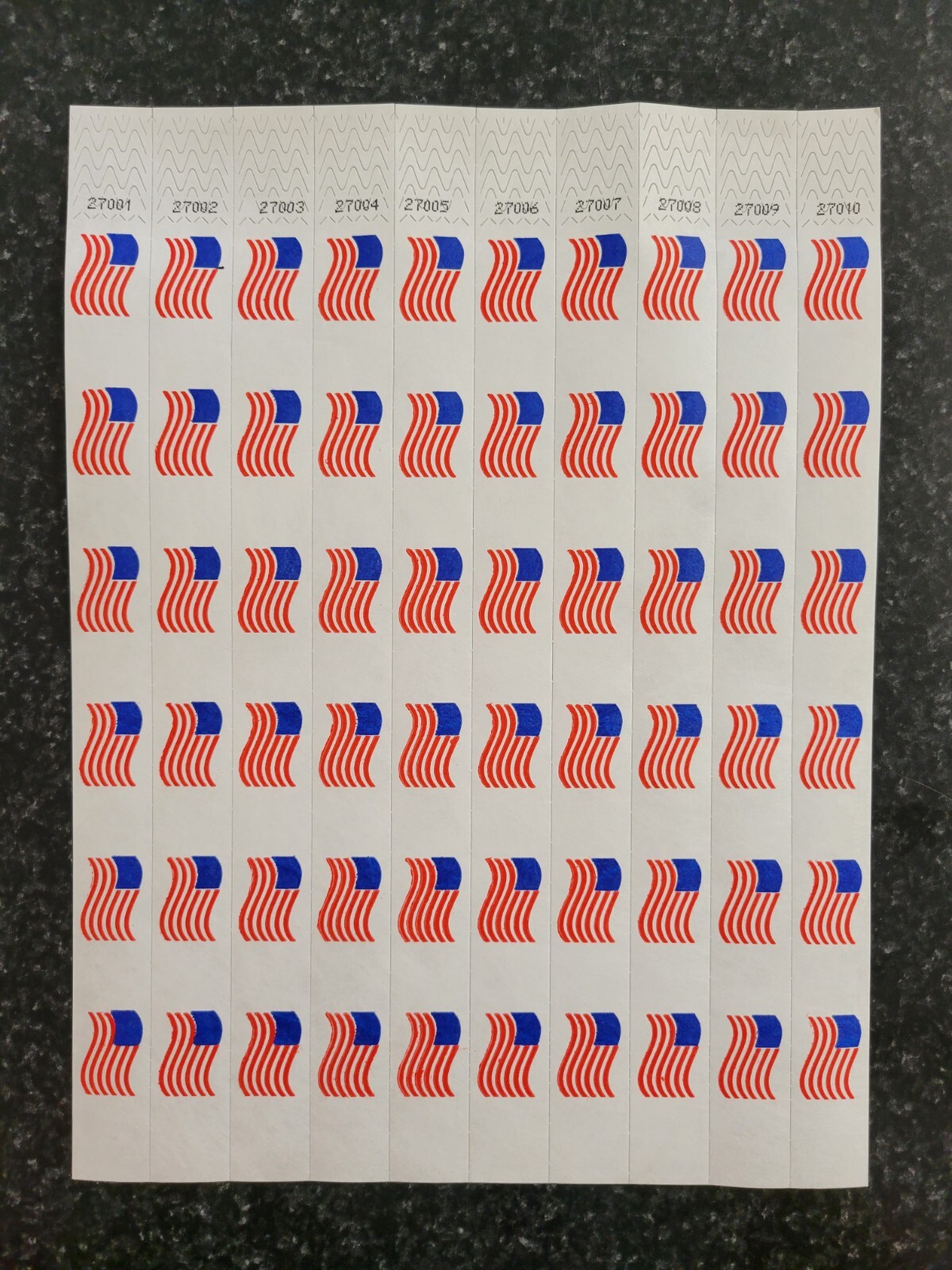 100-500 3/4″ Patriotic Tyvek Wristbands, 4th of July Wristbands