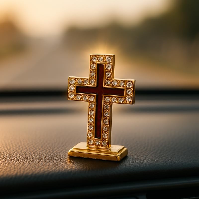 Holy Cross God Idol Spiritual Idol for Car Dashboard