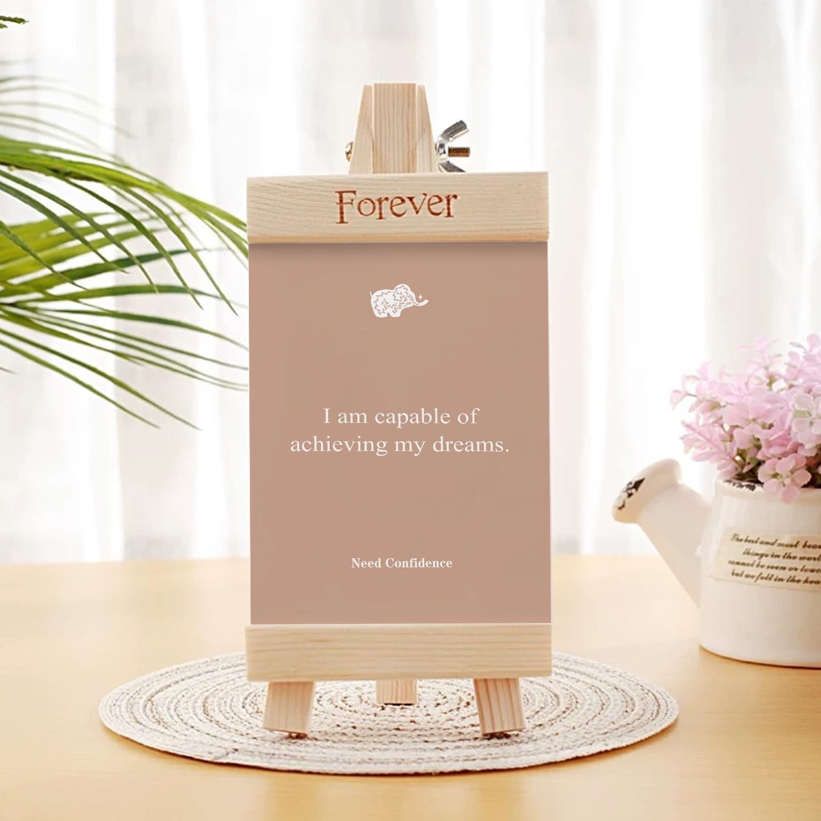 WDphouly Affirmation Cards for Women, 120 Positive A6, pink