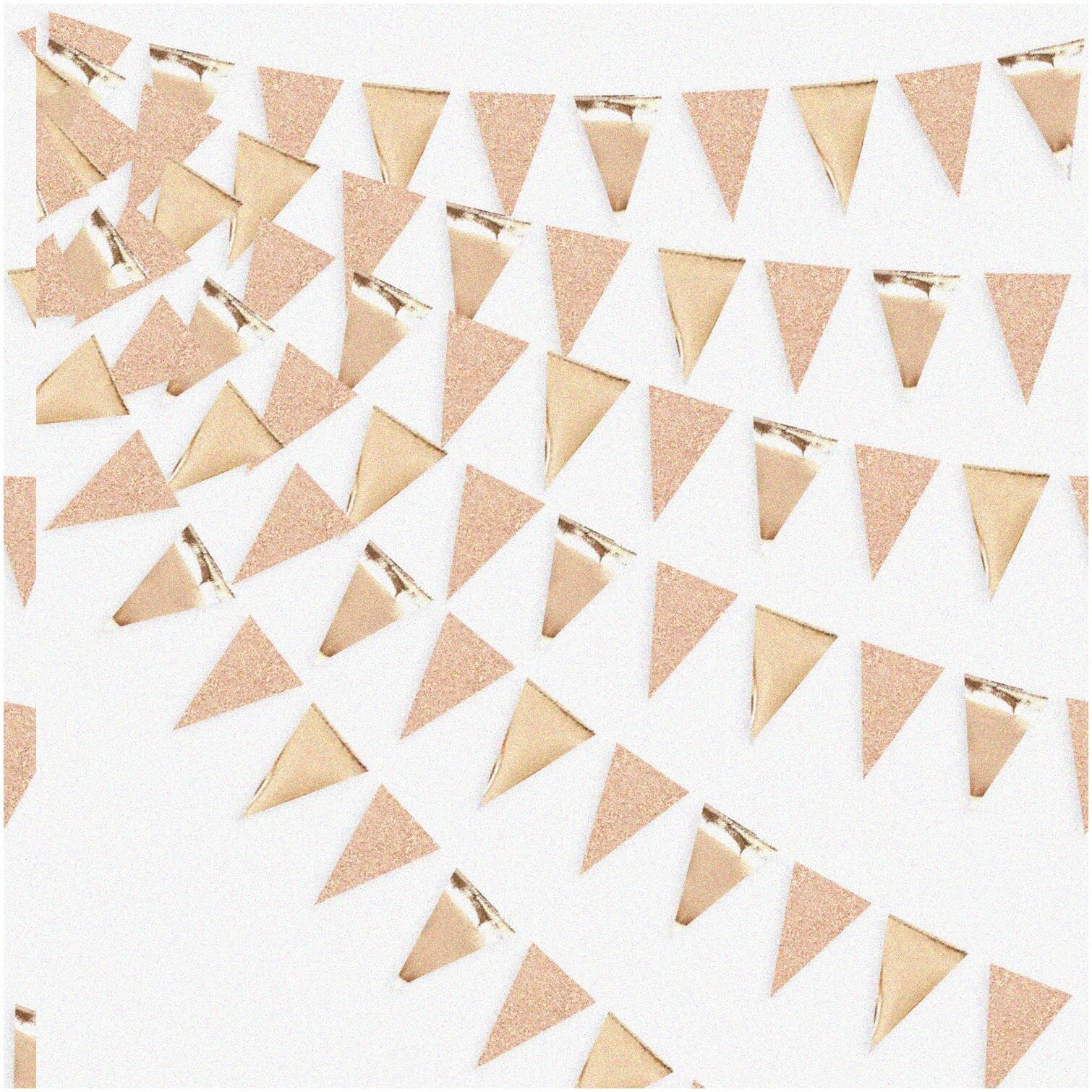 Golden Celebration Party Kit with Banners and Flags