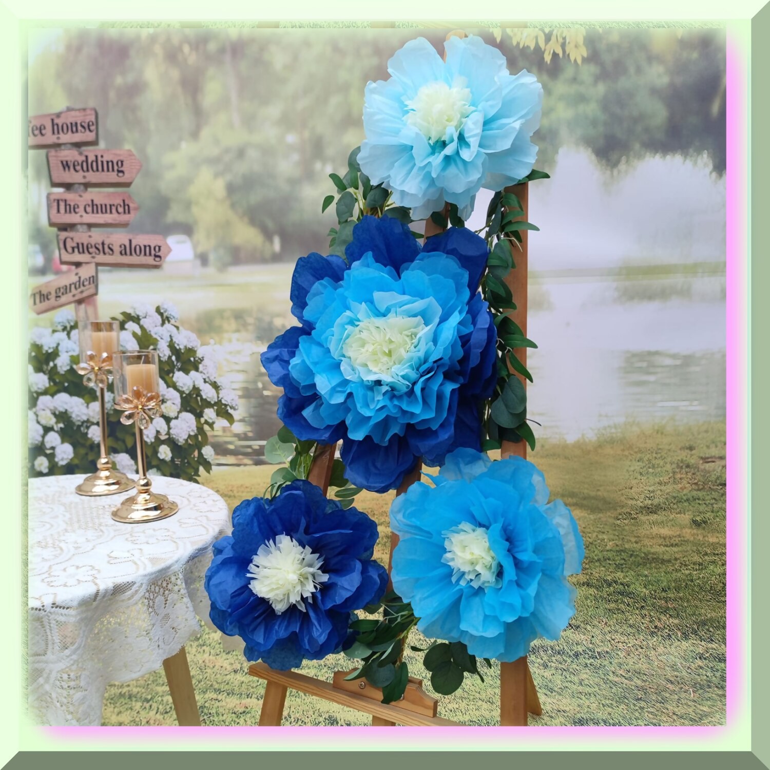 Vibrant Tissue Paper Flowers for DIY Party Decor