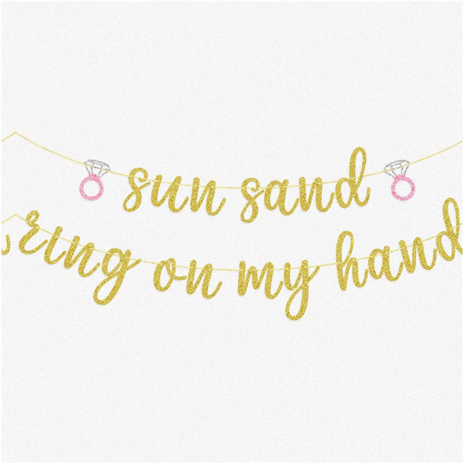 Beach Bunting Banner for Bachelorette Party
