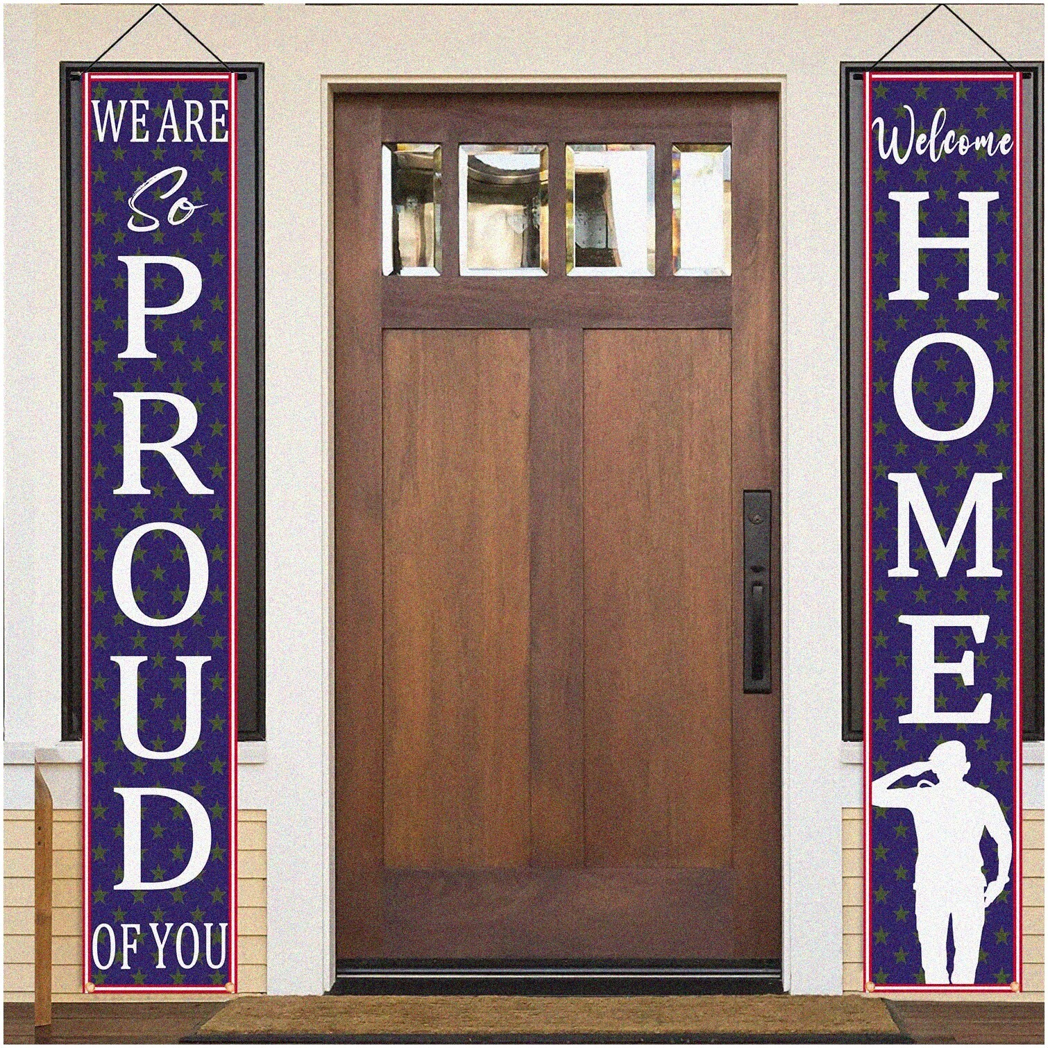Patriotic Military Welcome Home Banner