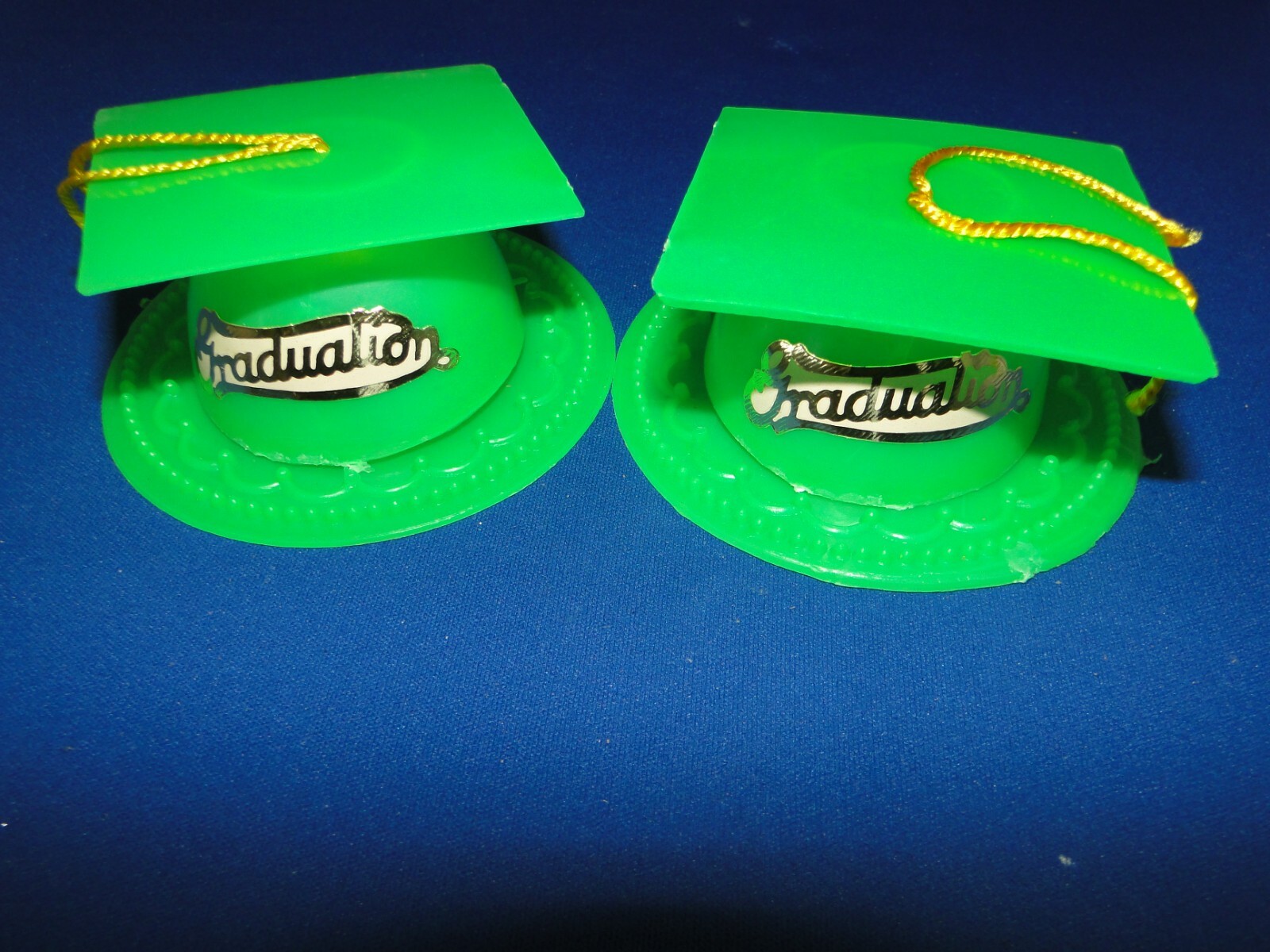 New Graduation Cap Cake Top Party Favor in 5 colors, u pick, 2 caps per sale